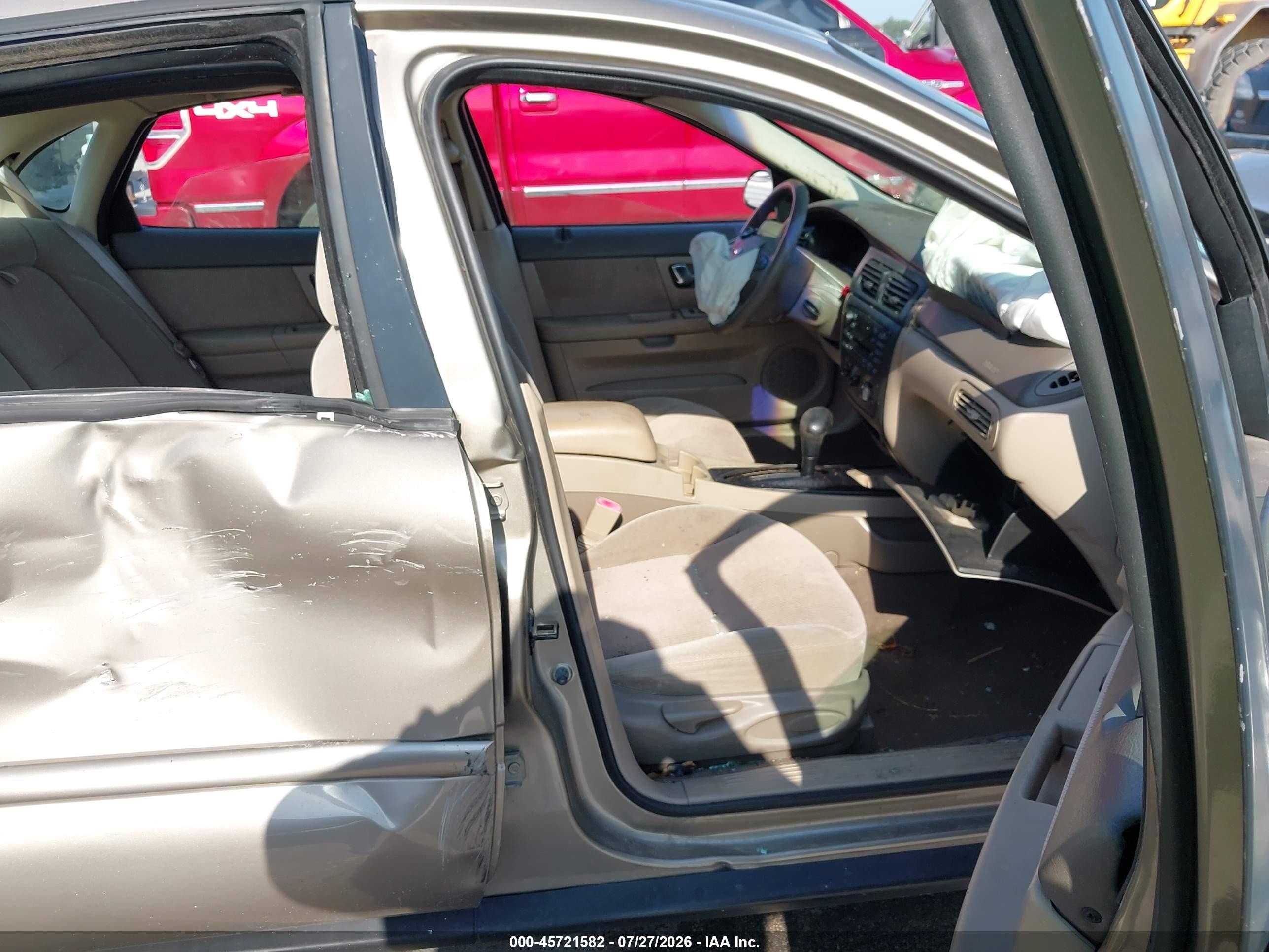 2002 Ford Taurus Se Standard Tan vin: 1FAFP53U02G216402