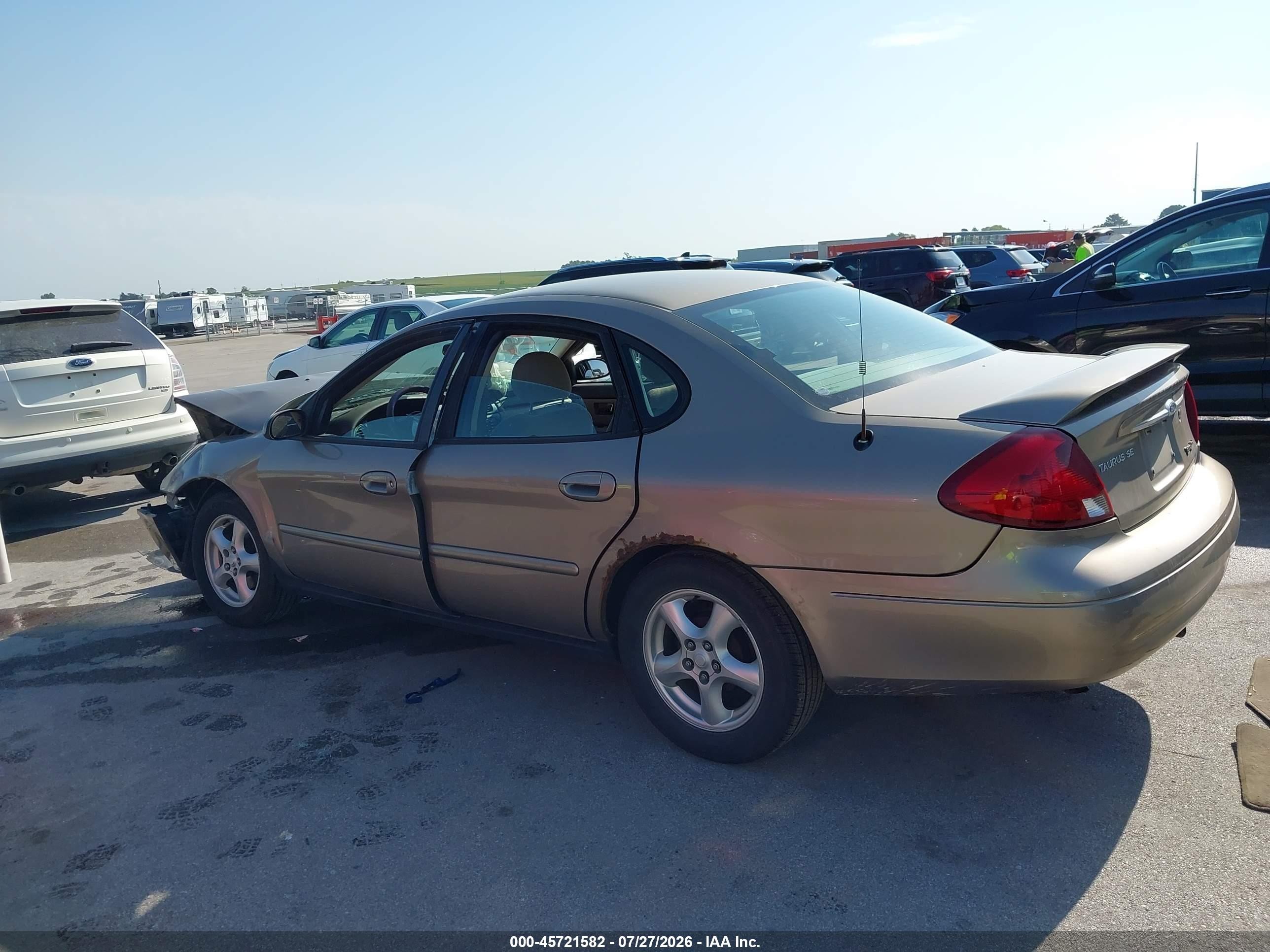 2002 Ford Taurus Se Standard Tan vin: 1FAFP53U02G216402