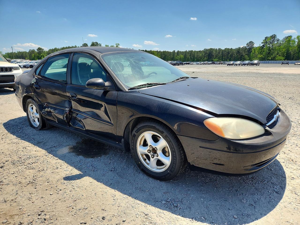 2003 Ford Taurus Black vin: 1FAFP53U03A210863