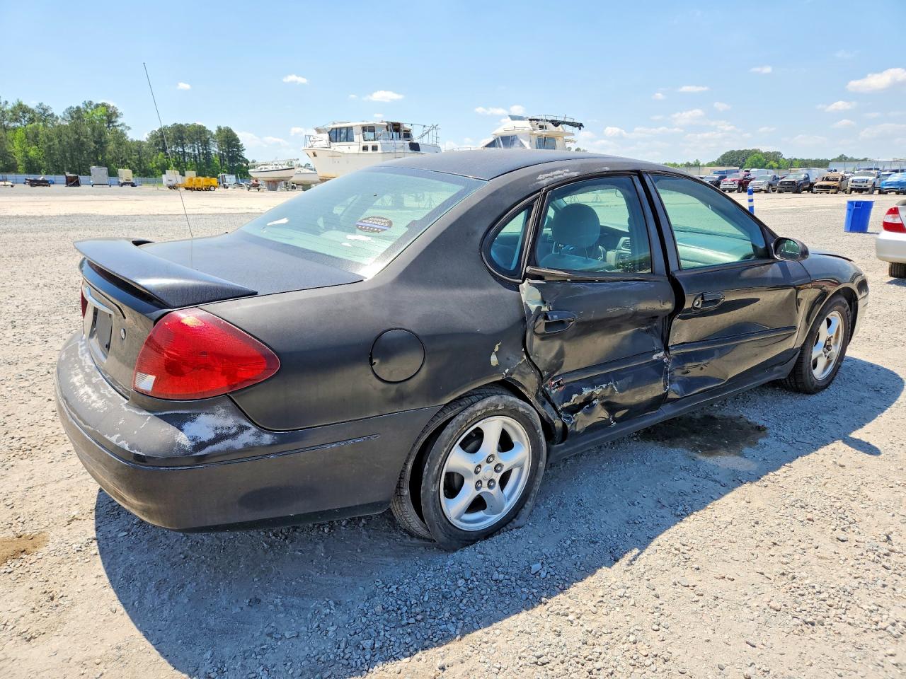 2003 Ford Taurus Black vin: 1FAFP53U03A210863