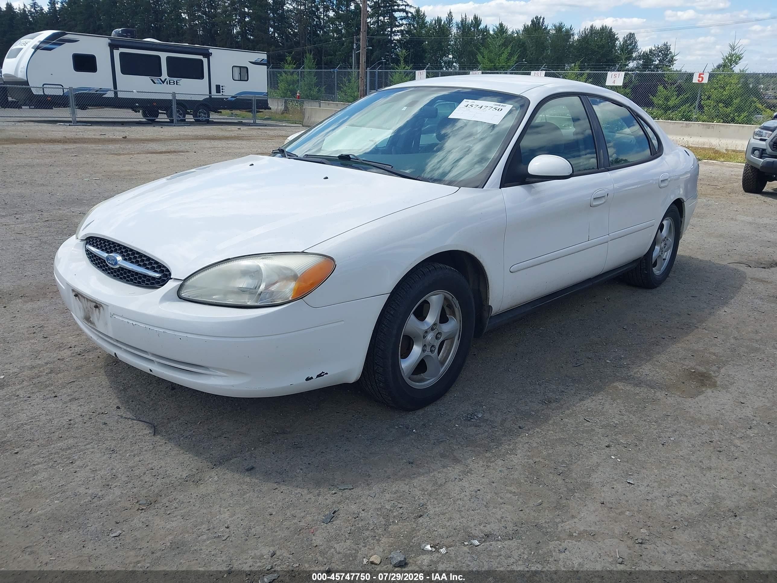 2003 Ford Taurus Se White vin: 1FAFP53U03G255959
