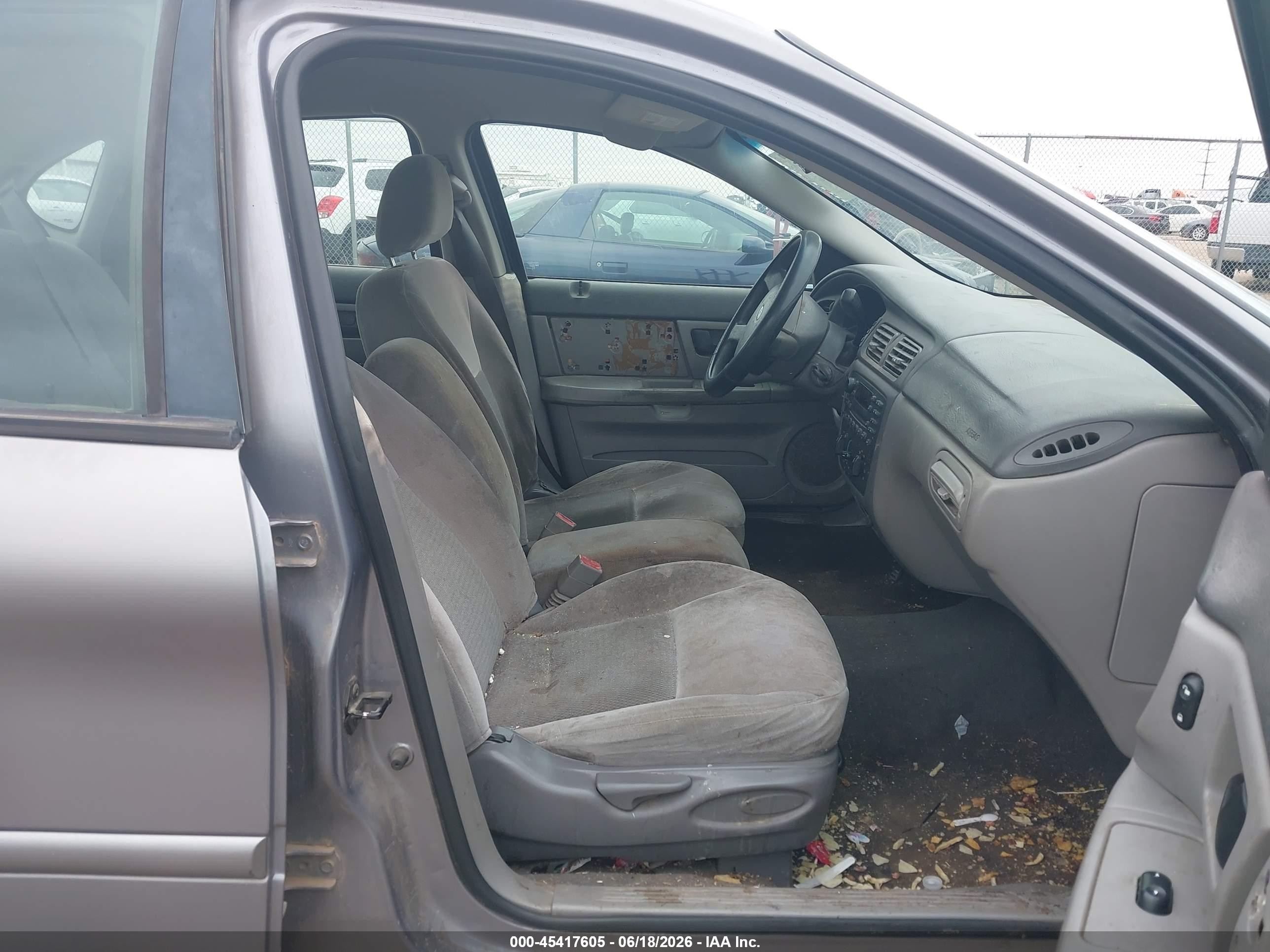 2006 Ford Taurus Se Gray vin: 1FAFP53U06A261459
