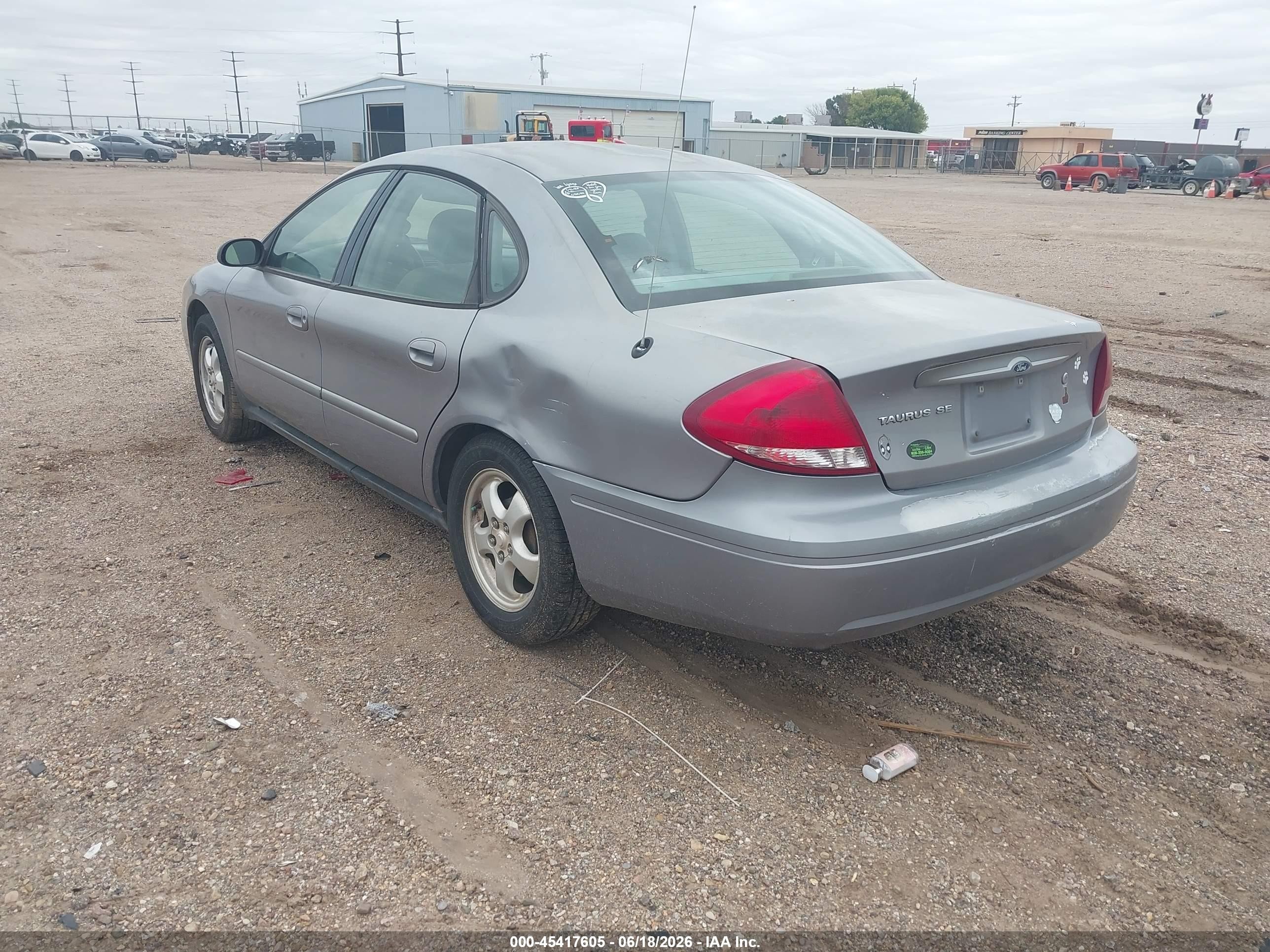 2006 Ford Taurus Se Gray vin: 1FAFP53U06A261459