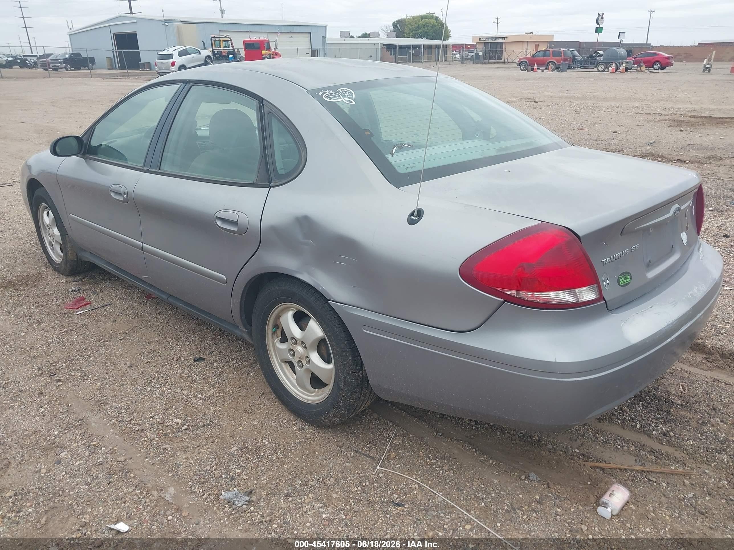 2006 Ford Taurus Se Gray vin: 1FAFP53U06A261459
