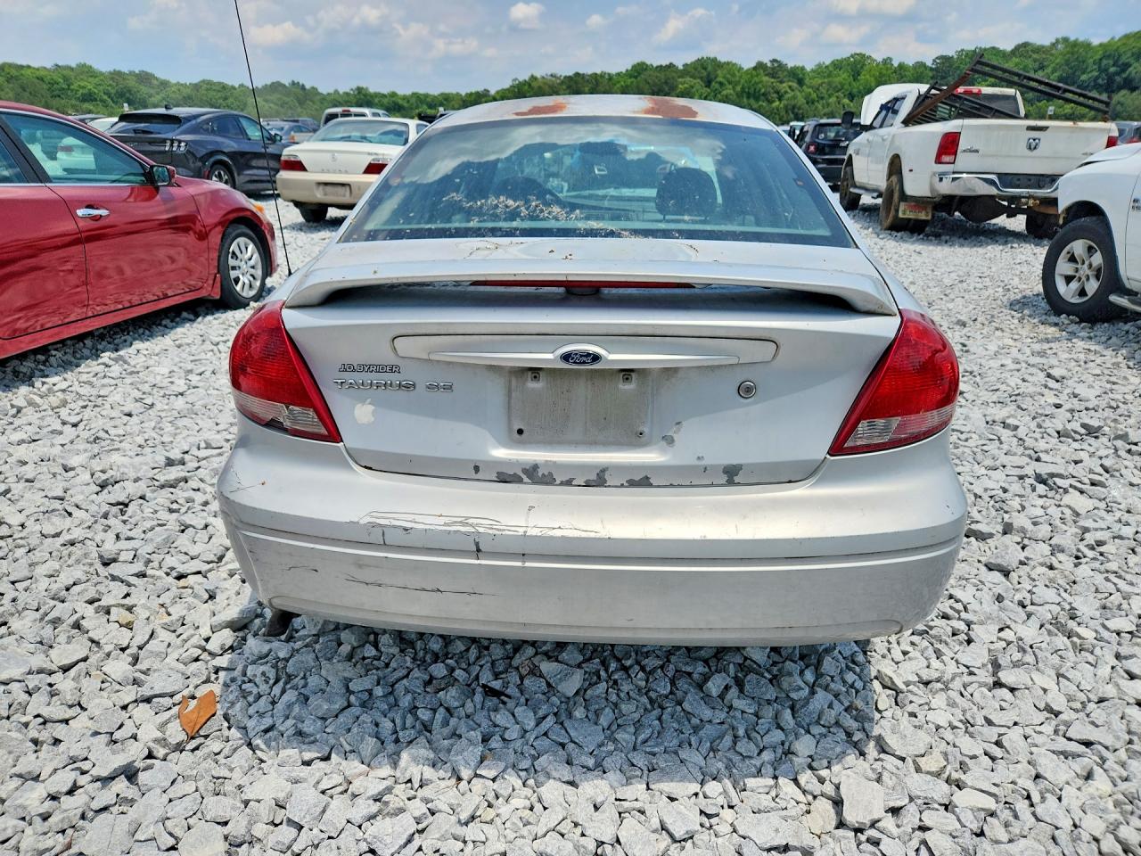 2007 Ford Taurus Se Silver vin: 1FAFP53U07A114950