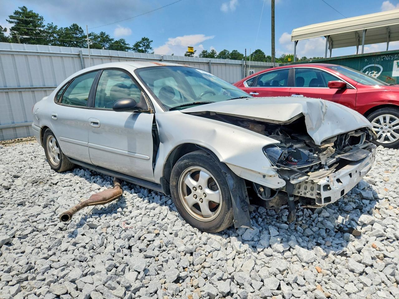 2007 Ford Taurus Se Silver vin: 1FAFP53U07A114950