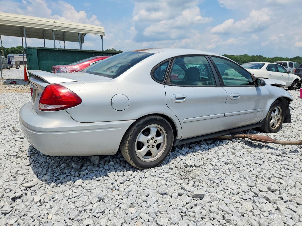 2007 Ford Taurus Se Silver vin: 1FAFP53U07A114950
