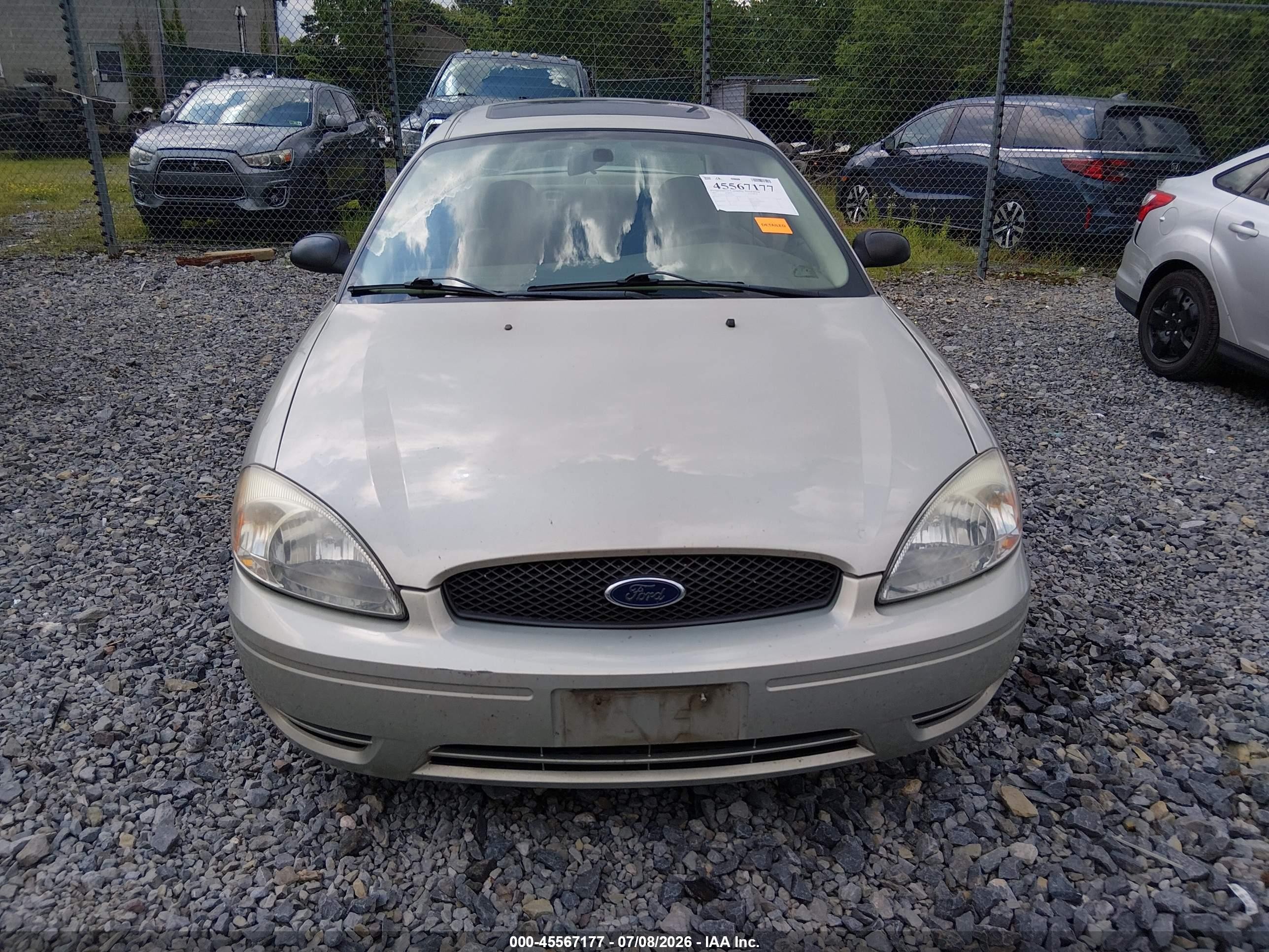 2007 Ford Taurus Se Gray vin: 1FAFP53U07A194962