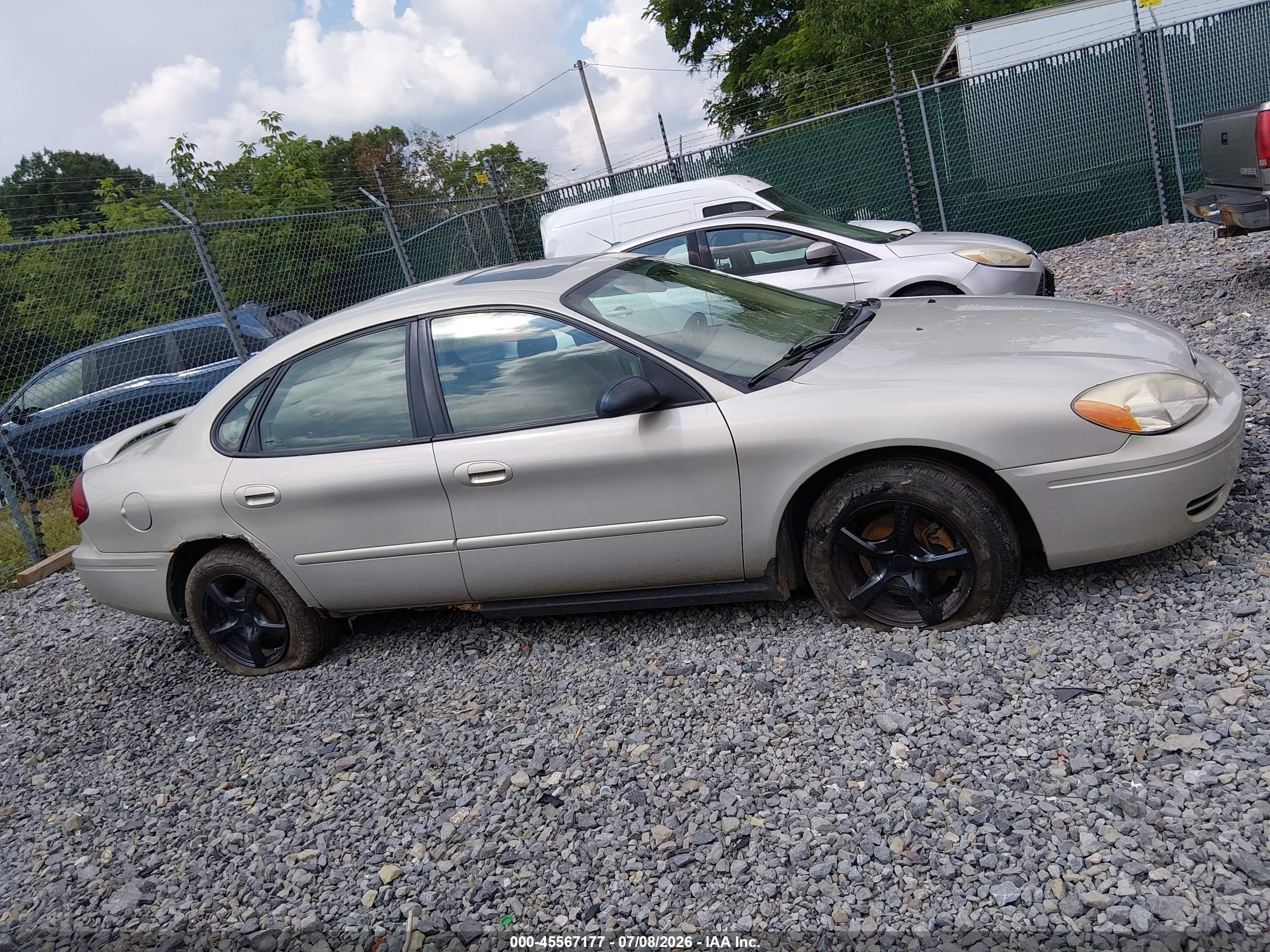 2007 Ford Taurus Se Gray vin: 1FAFP53U07A194962