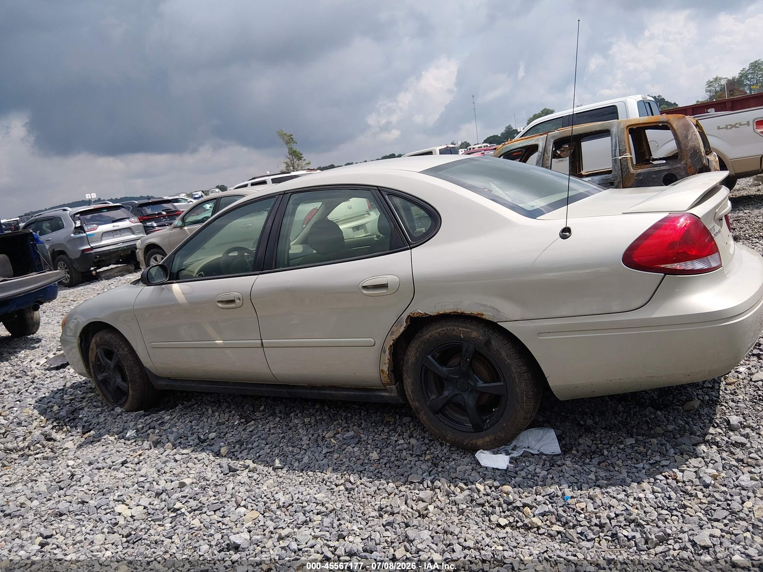 2007 Ford Taurus Se Gray vin: 1FAFP53U07A194962