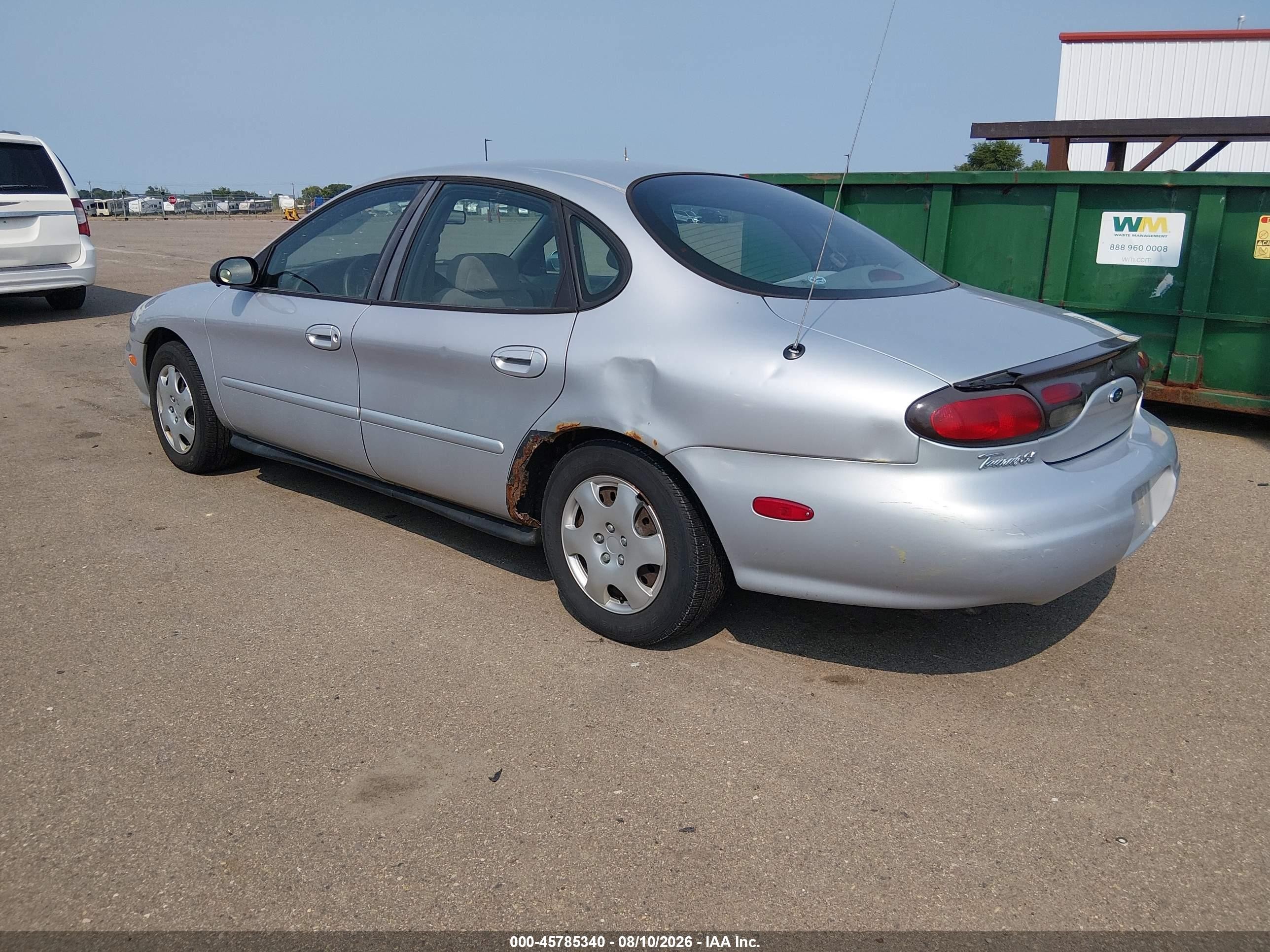 1999 Ford Taurus Se/se-ne Silver vin: 1FAFP53U0XG298087
