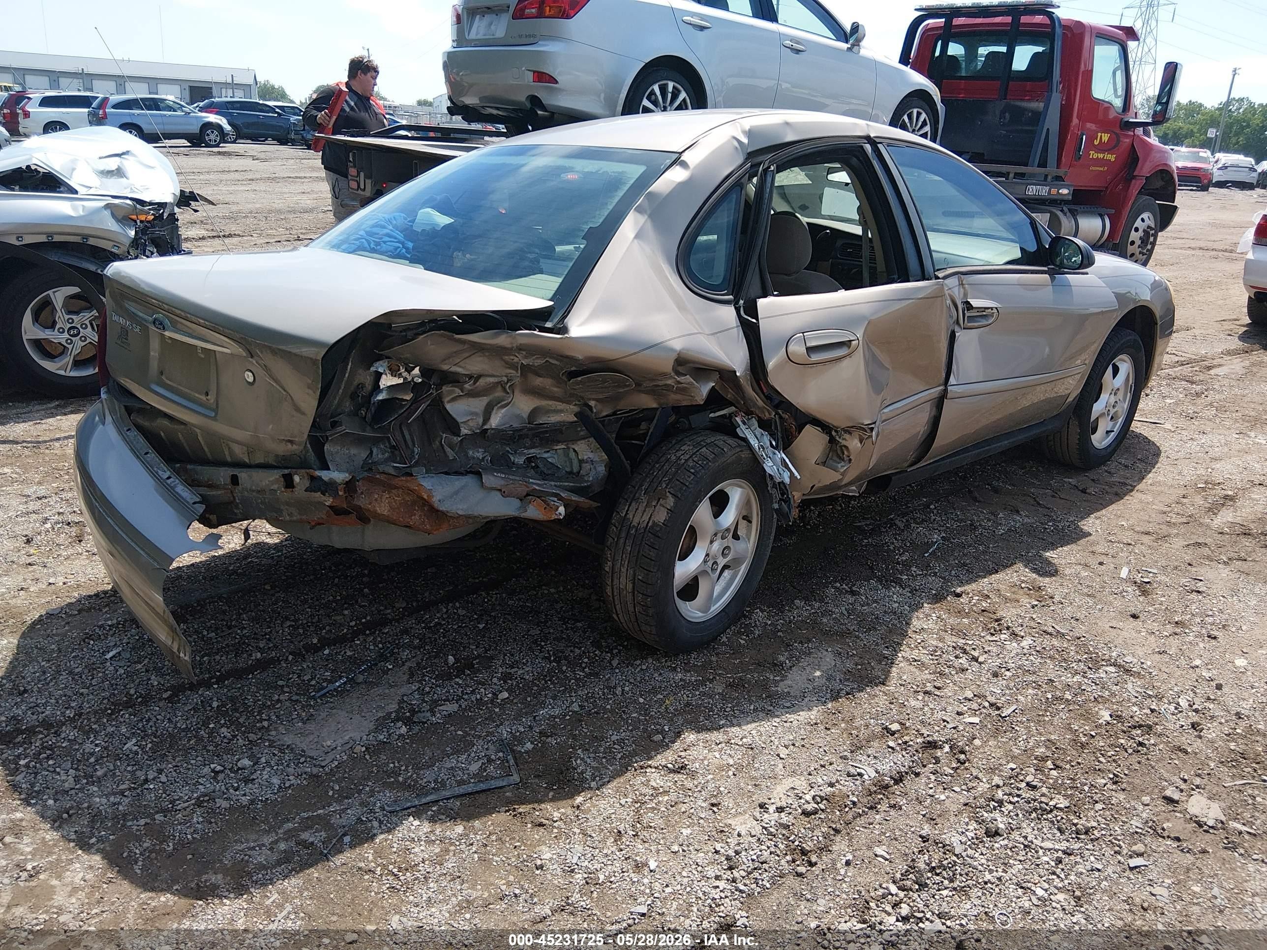 2002 Ford Taurus Se Gold vin: 1FAFP53U12G103249