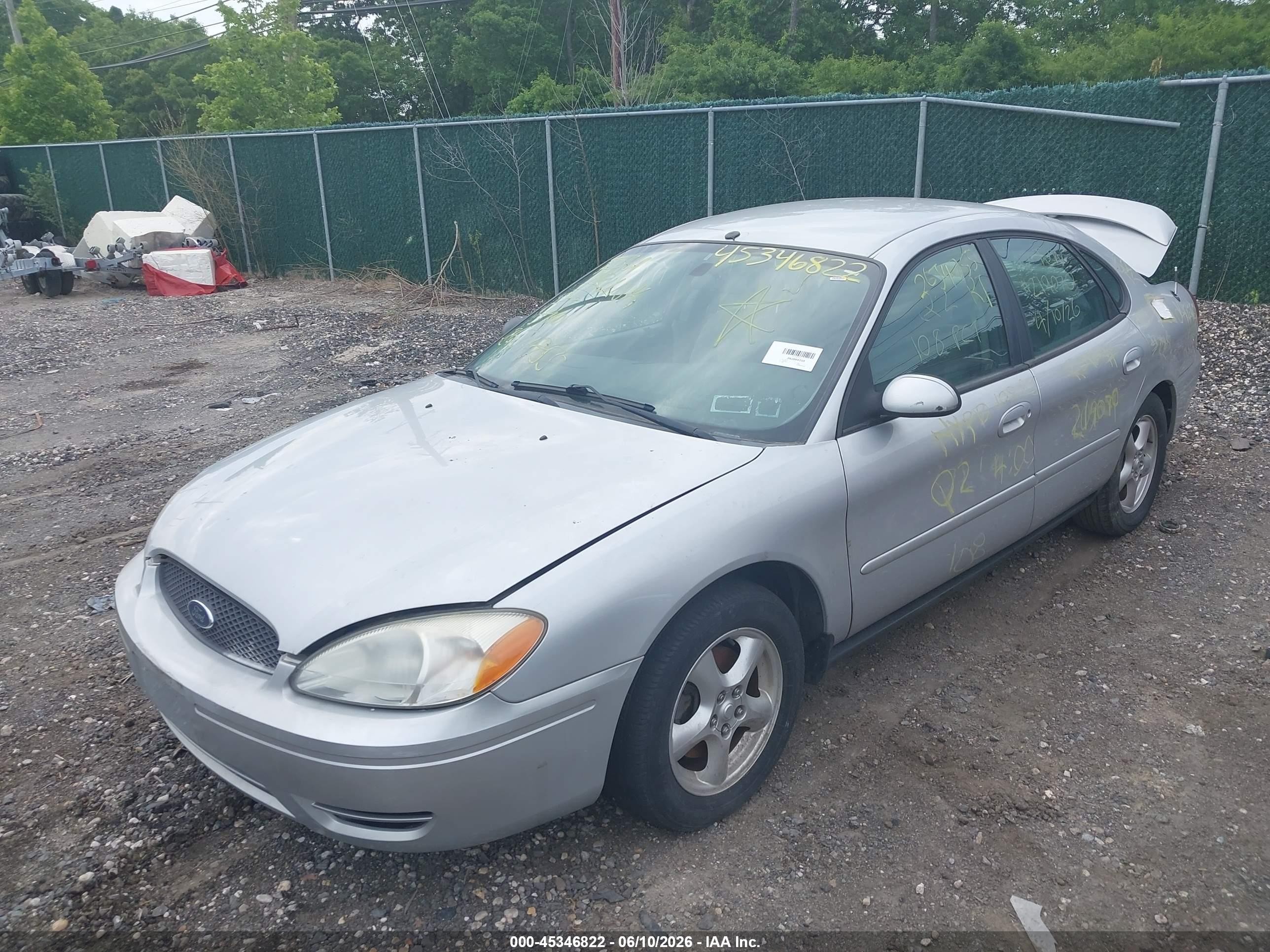 2004 Ford Taurus Se Silver vin: 1FAFP53U14A136998