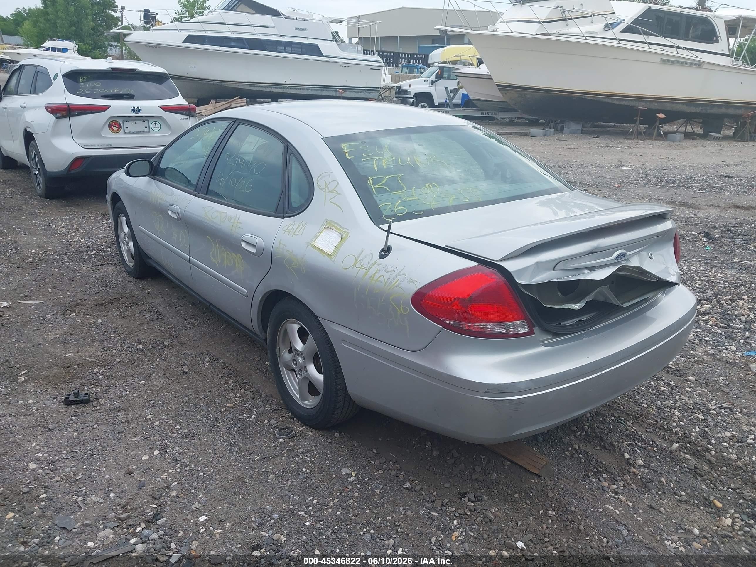 2004 Ford Taurus Se Silver vin: 1FAFP53U14A136998