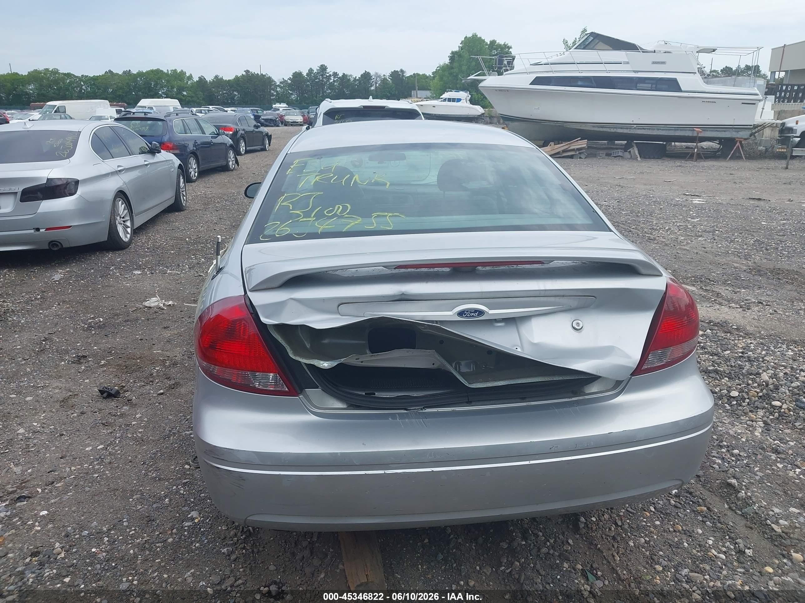 2004 Ford Taurus Se Silver vin: 1FAFP53U14A136998
