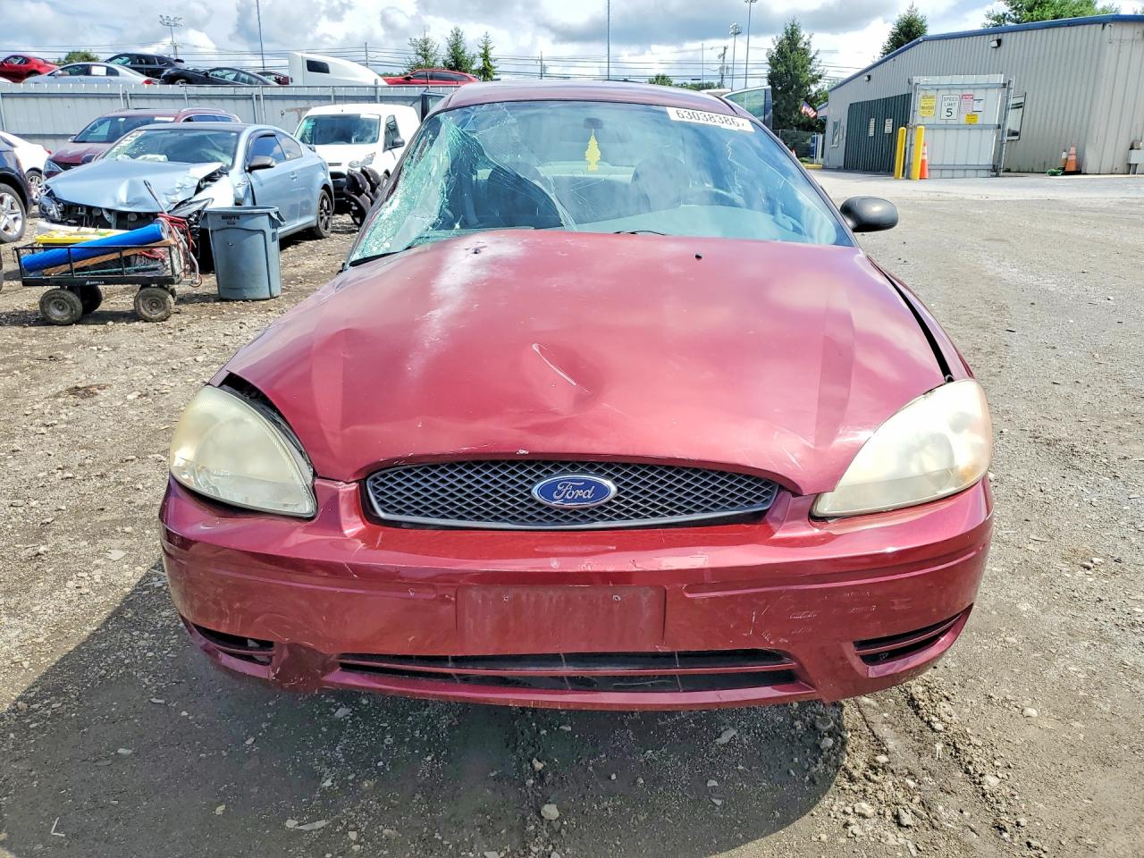 2006 Ford Taurus Se Burgundy vin: 1FAFP53U16A112171
