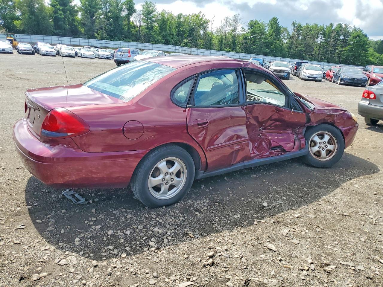 2006 Ford Taurus Se Burgundy vin: 1FAFP53U16A112171