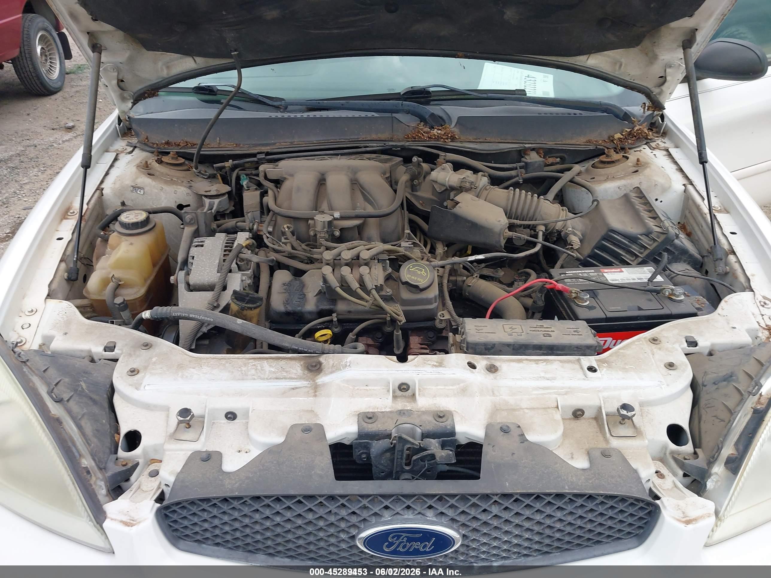 2006 Ford Taurus Se Белый vin: 1FAFP53U16A164724