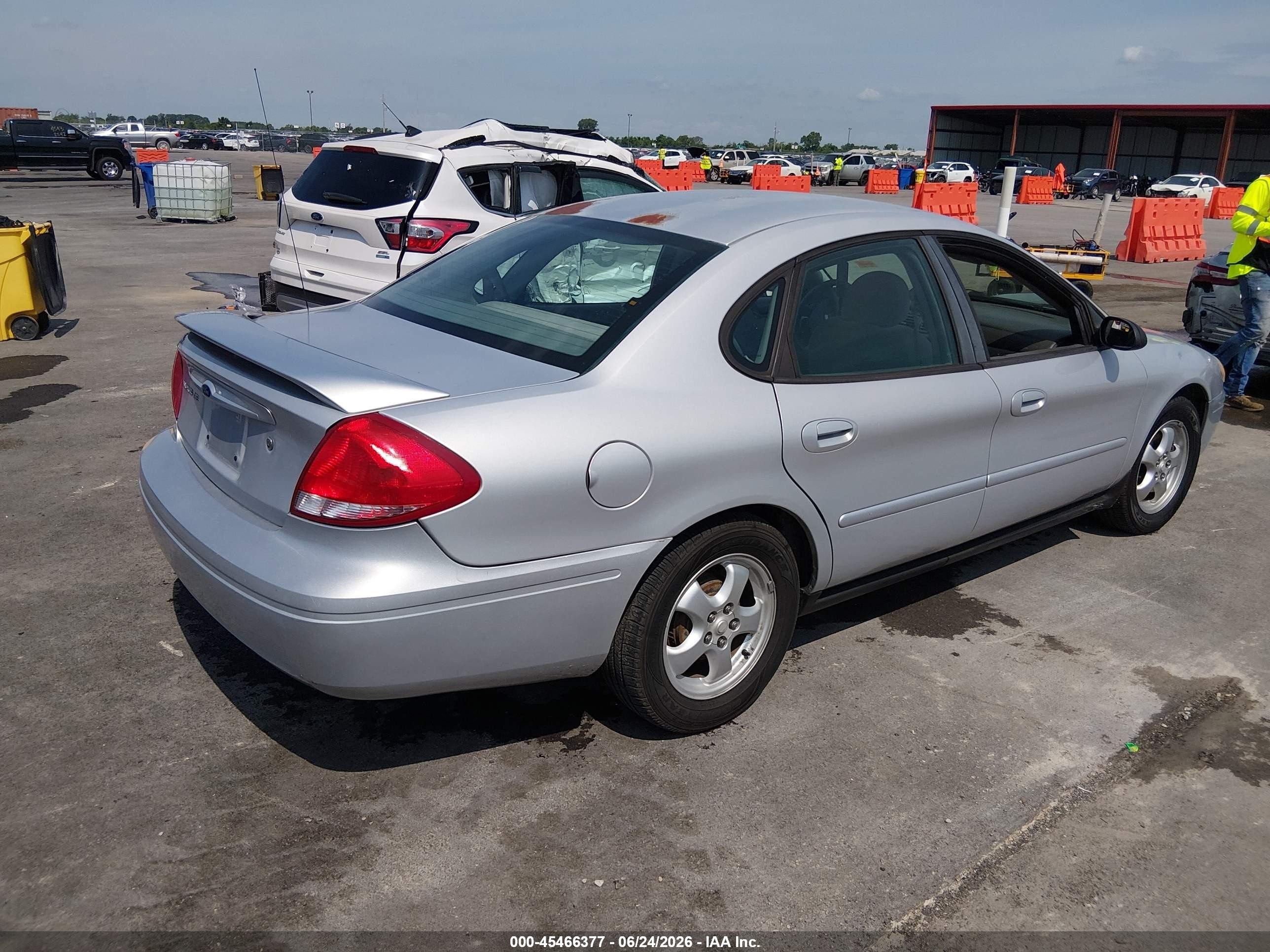 2006 Ford Taurus Se Silver vin: 1FAFP53U16A237414