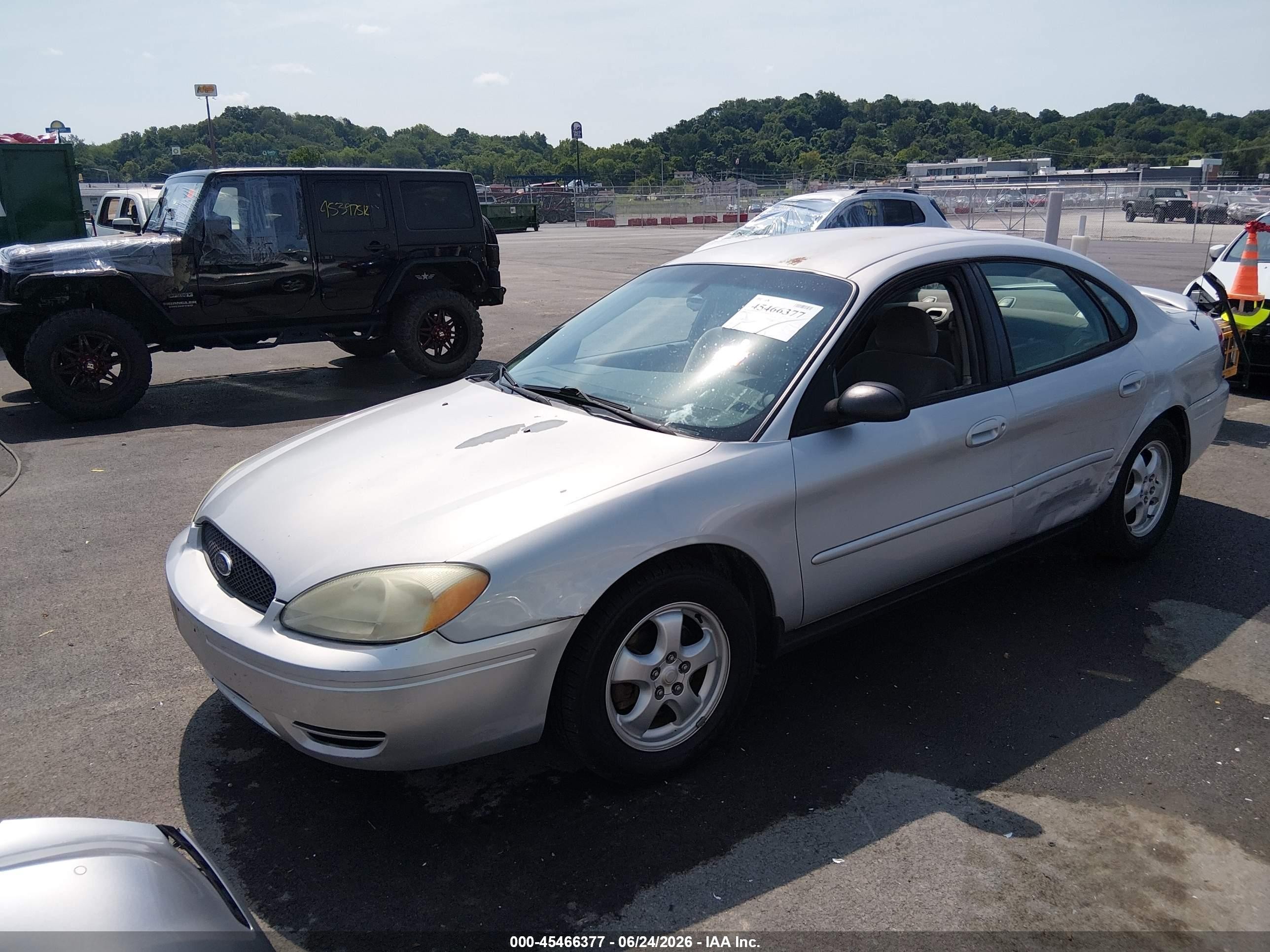 2006 Ford Taurus Se Silver vin: 1FAFP53U16A237414