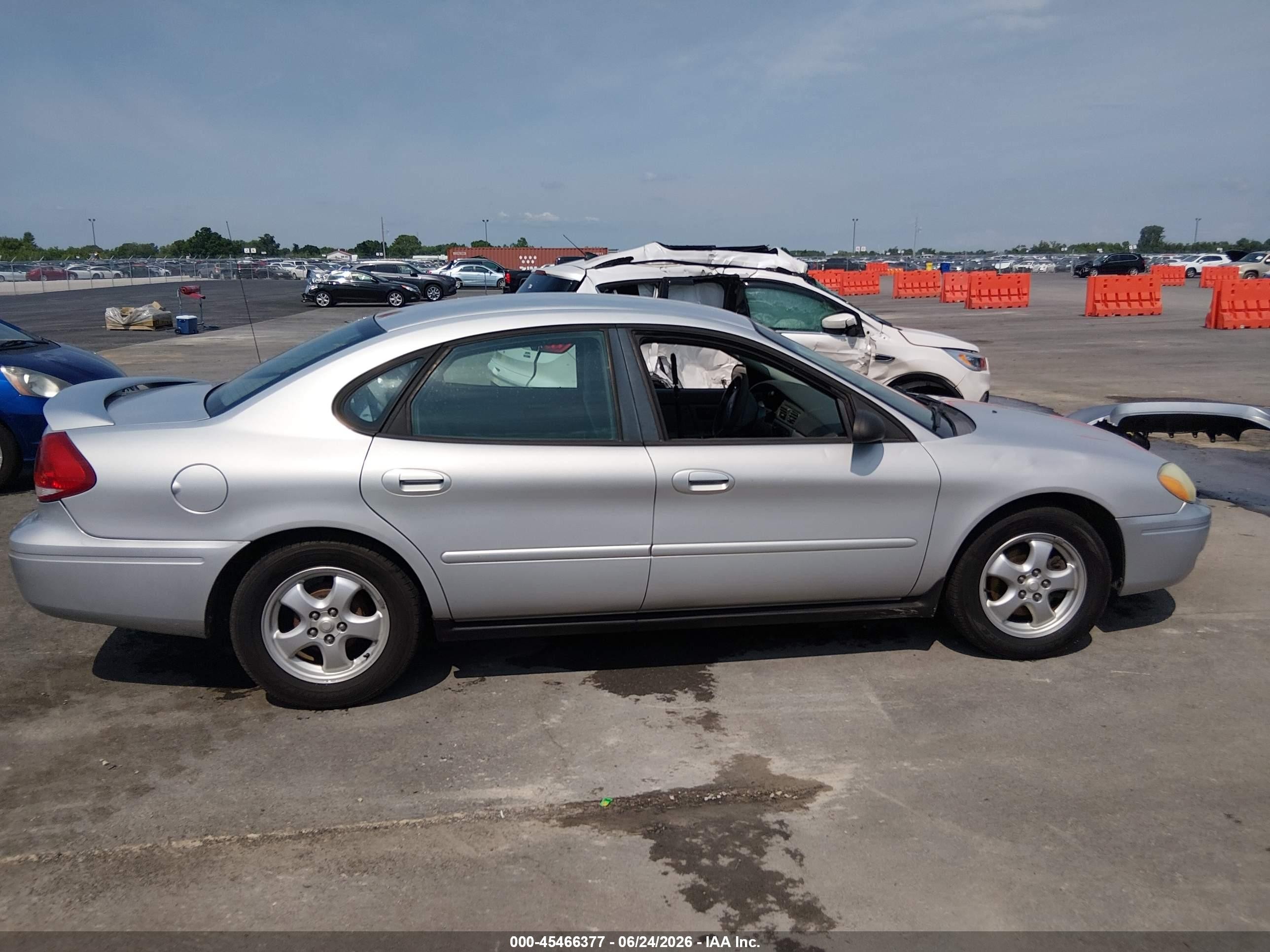 2006 Ford Taurus Se Silver vin: 1FAFP53U16A237414
