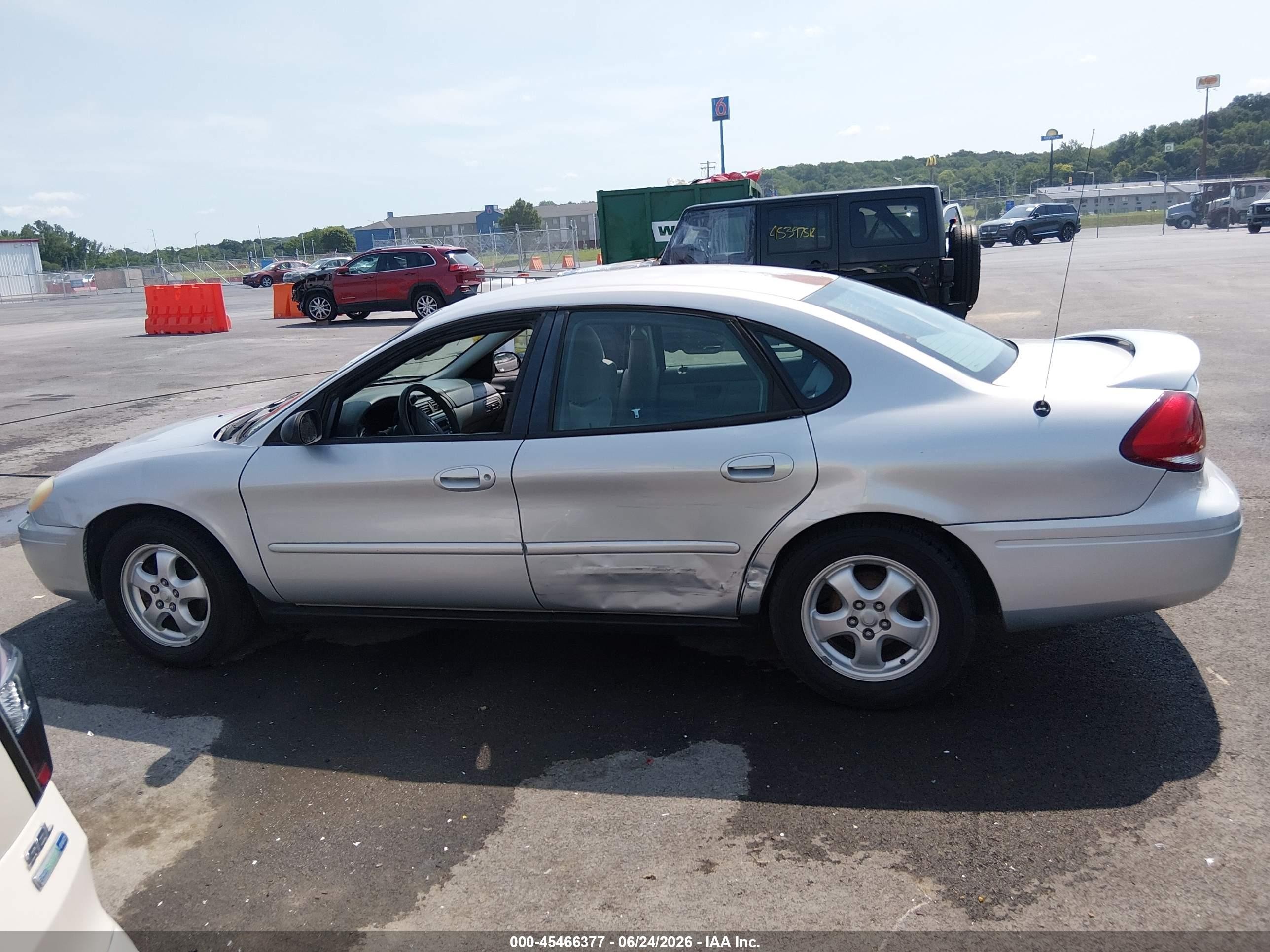 2006 Ford Taurus Se Silver vin: 1FAFP53U16A237414