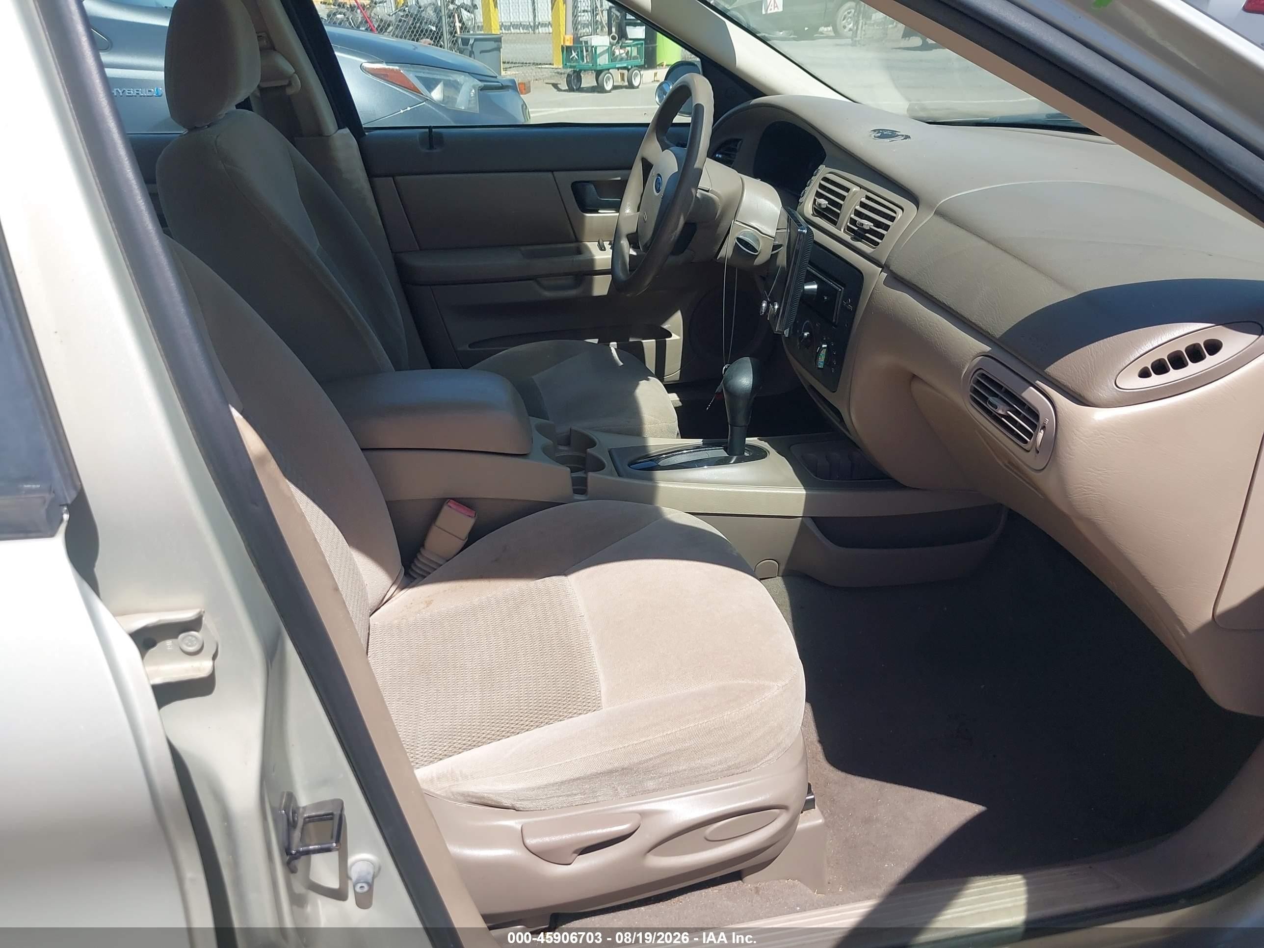 2007 Ford Taurus Se Silver vin: 1FAFP53U17A154129