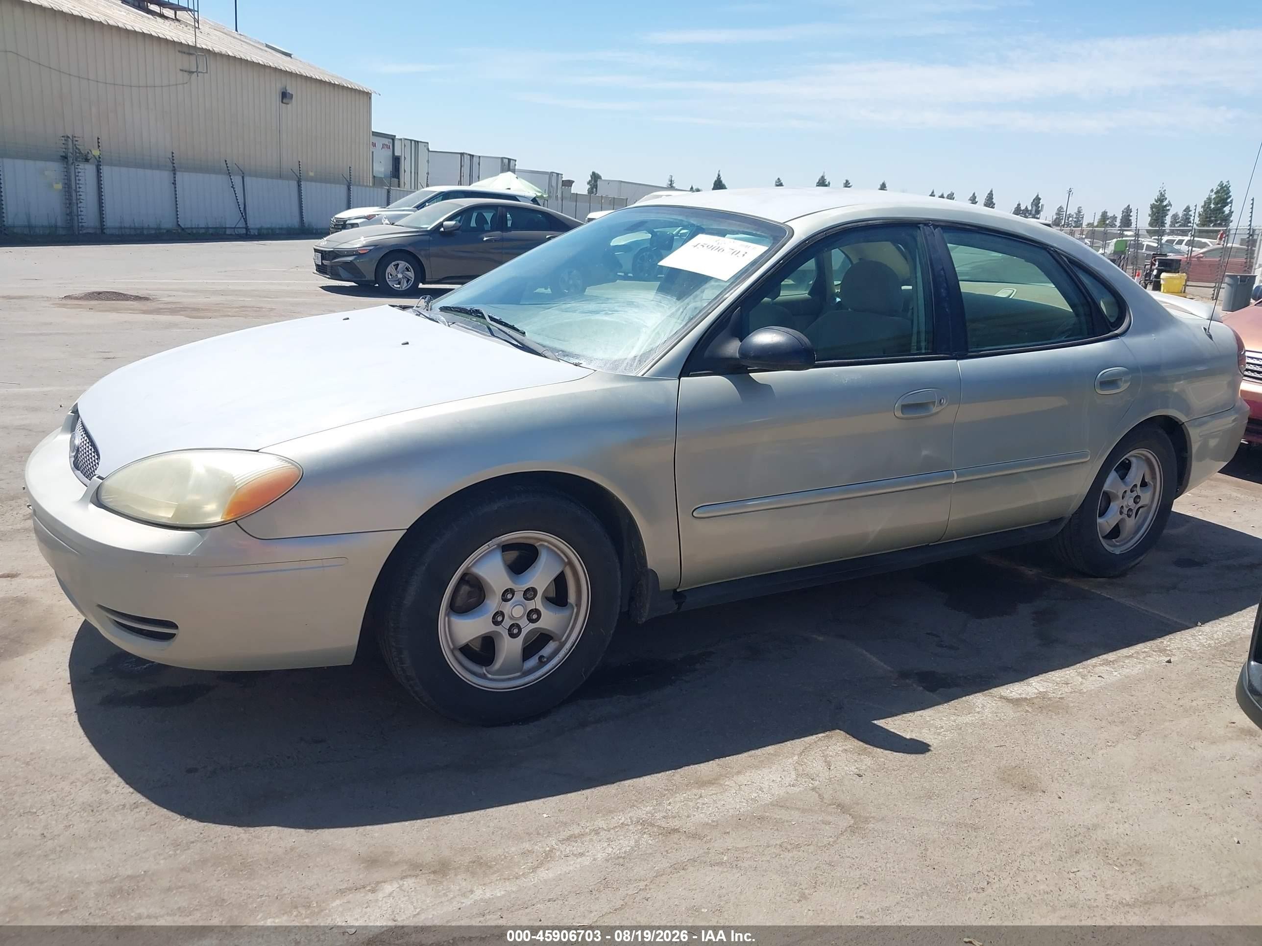 2007 Ford Taurus Se Silver vin: 1FAFP53U17A154129