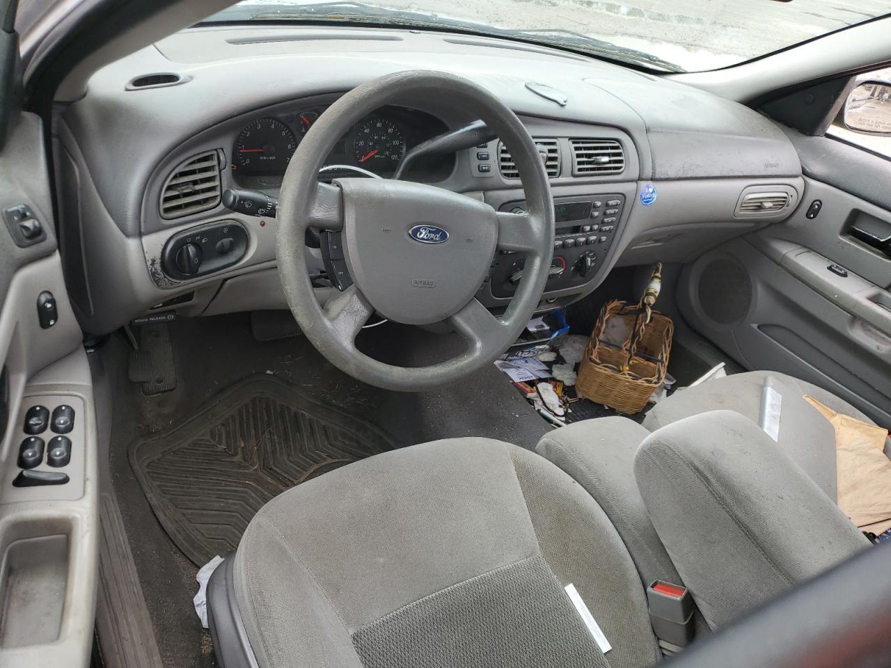 2007 Ford Taurus Se Silver vin: 1FAFP53U17A158441