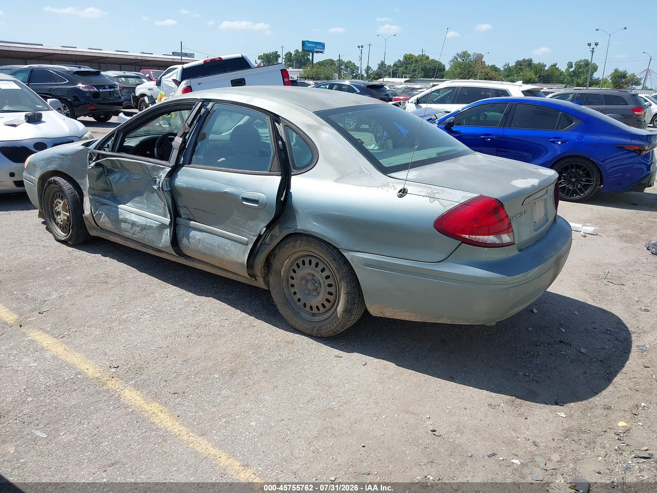 2005 Ford Taurus Se Зеленый vin: 1FAFP53U25A281601