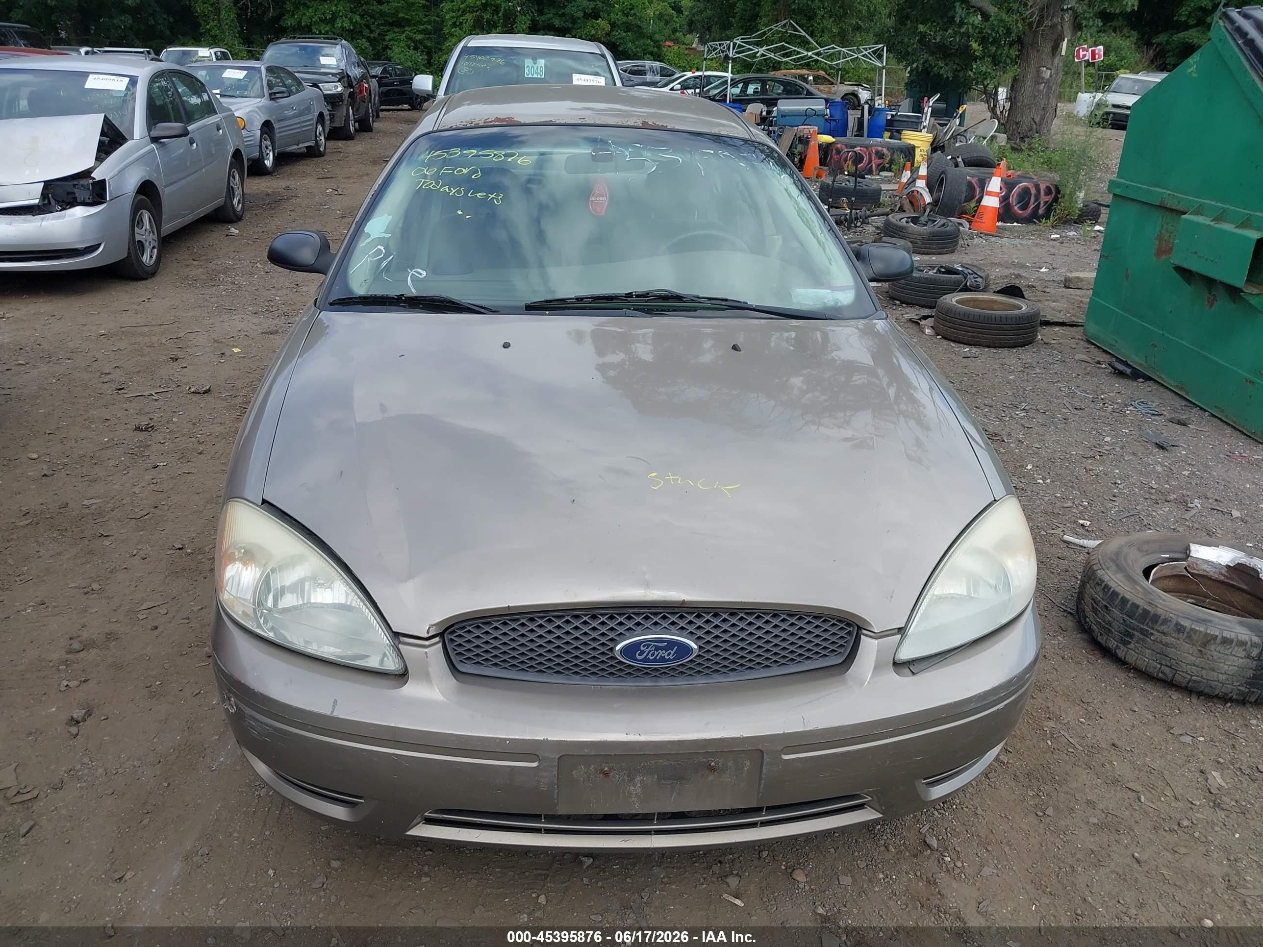 2006 Ford Taurus Se Gold vin: 1FAFP53U26A176283