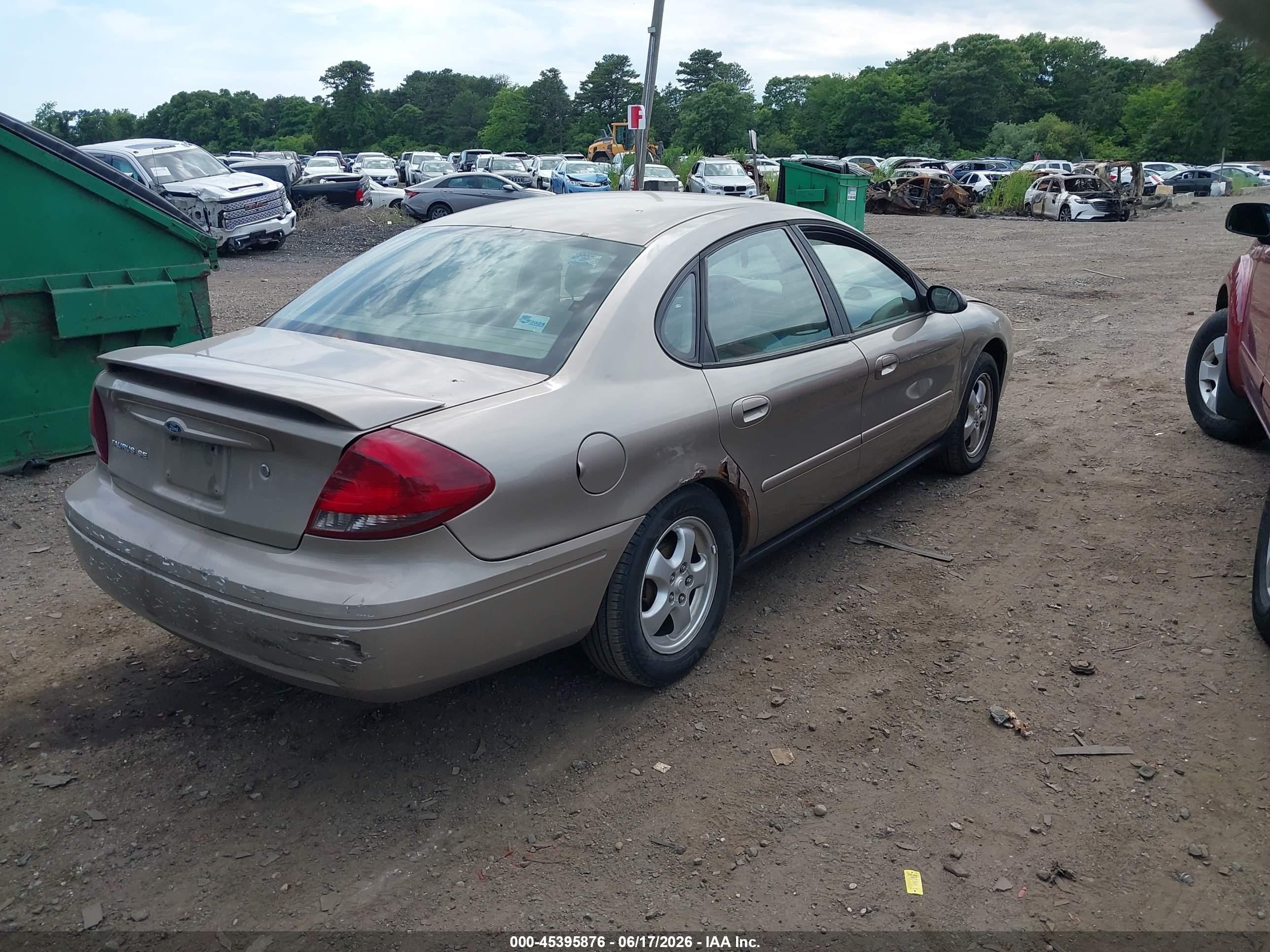2006 Ford Taurus Se Gold vin: 1FAFP53U26A176283