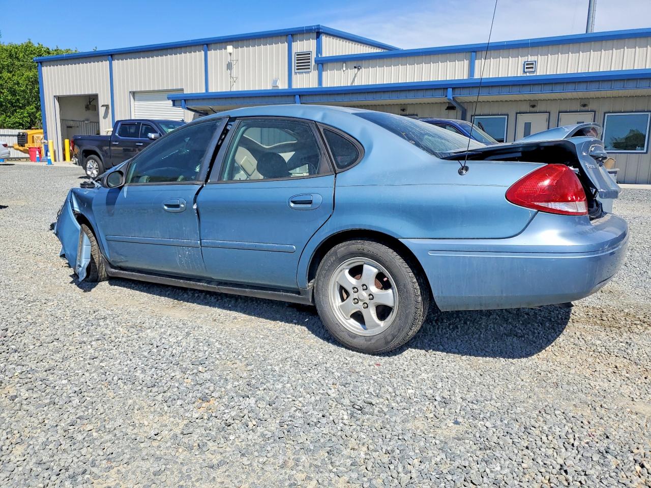 2007 Ford Taurus Se Blue vin: 1FAFP53U27A114805