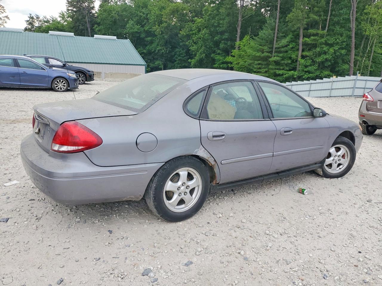 2007 Ford Taurus Se Gray vin: 1FAFP53U27A154558