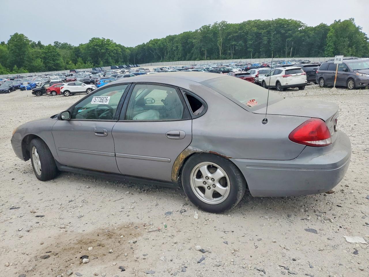 2007 Ford Taurus Se Gray vin: 1FAFP53U27A154558