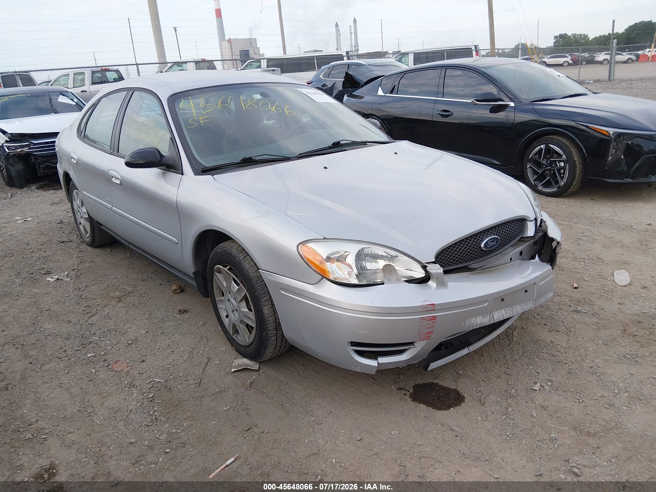 2007 Ford Taurus Se Silver vin: 1FAFP53U27A179461
