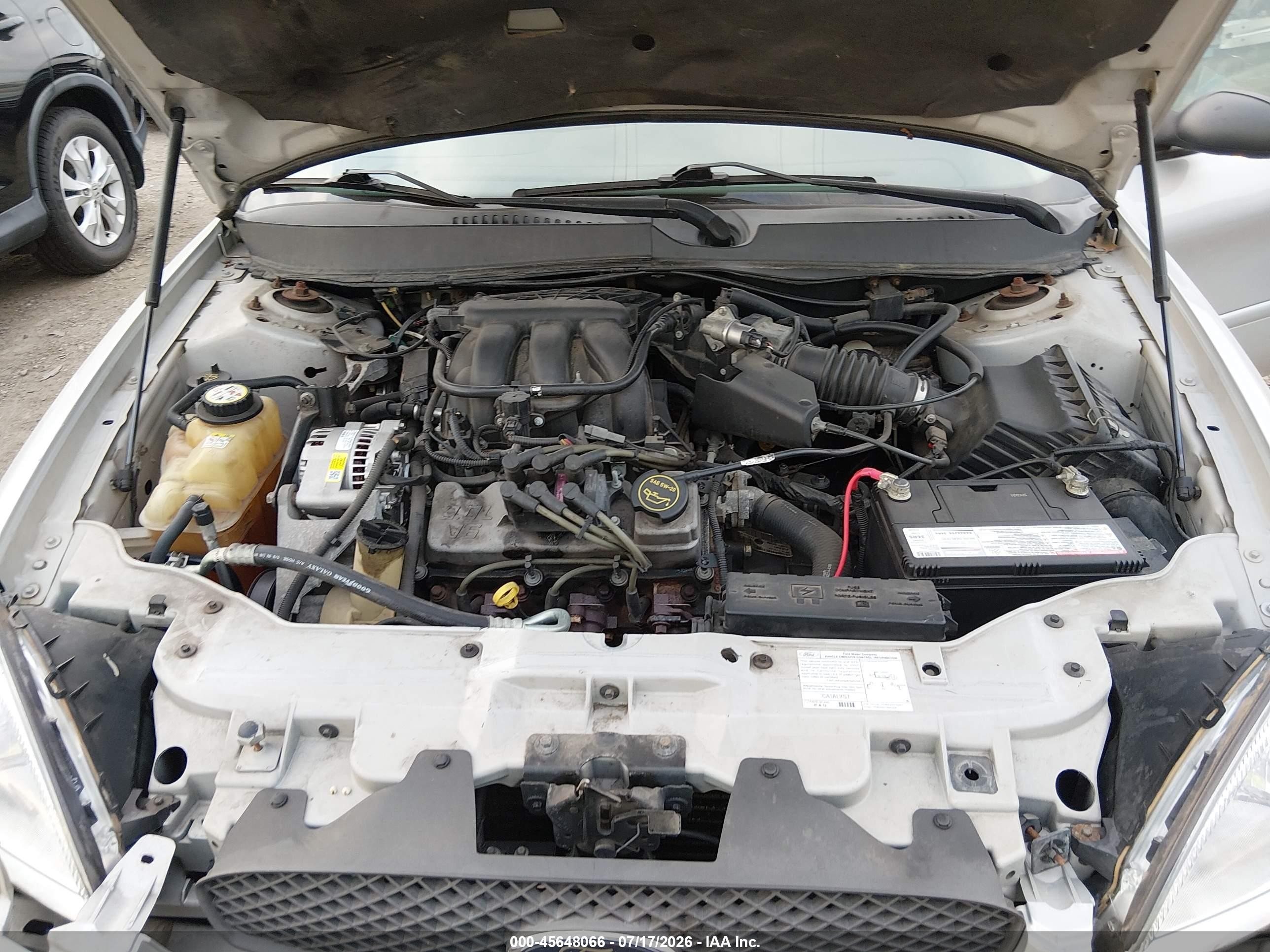 2007 Ford Taurus Se Silver vin: 1FAFP53U27A179461