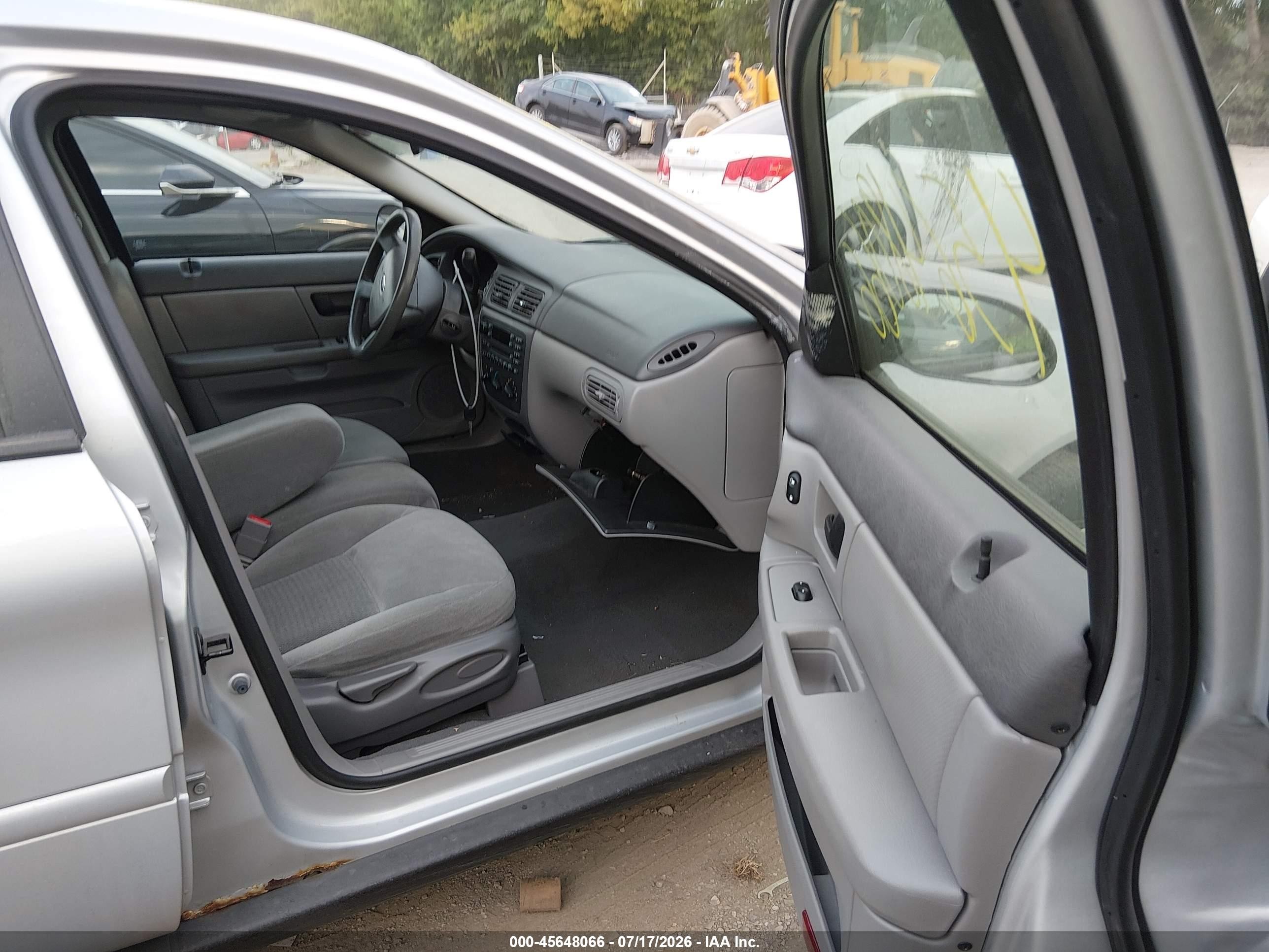 2007 Ford Taurus Se Silver vin: 1FAFP53U27A179461