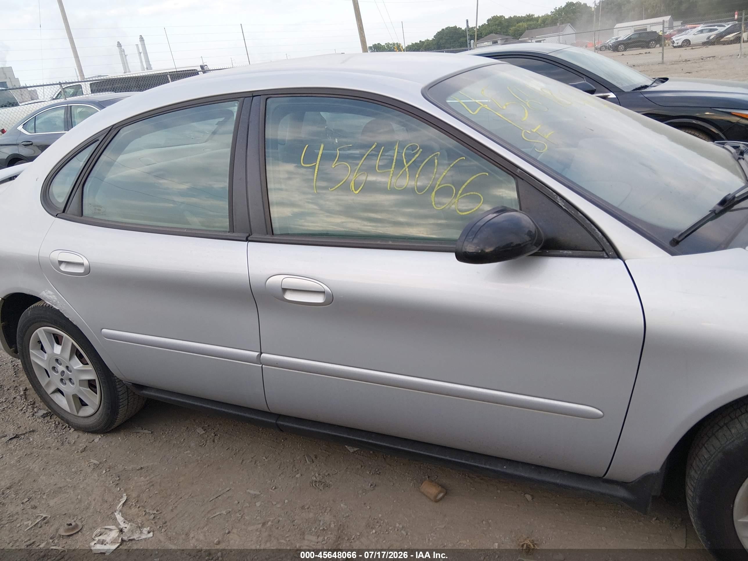 2007 Ford Taurus Se Silver vin: 1FAFP53U27A179461