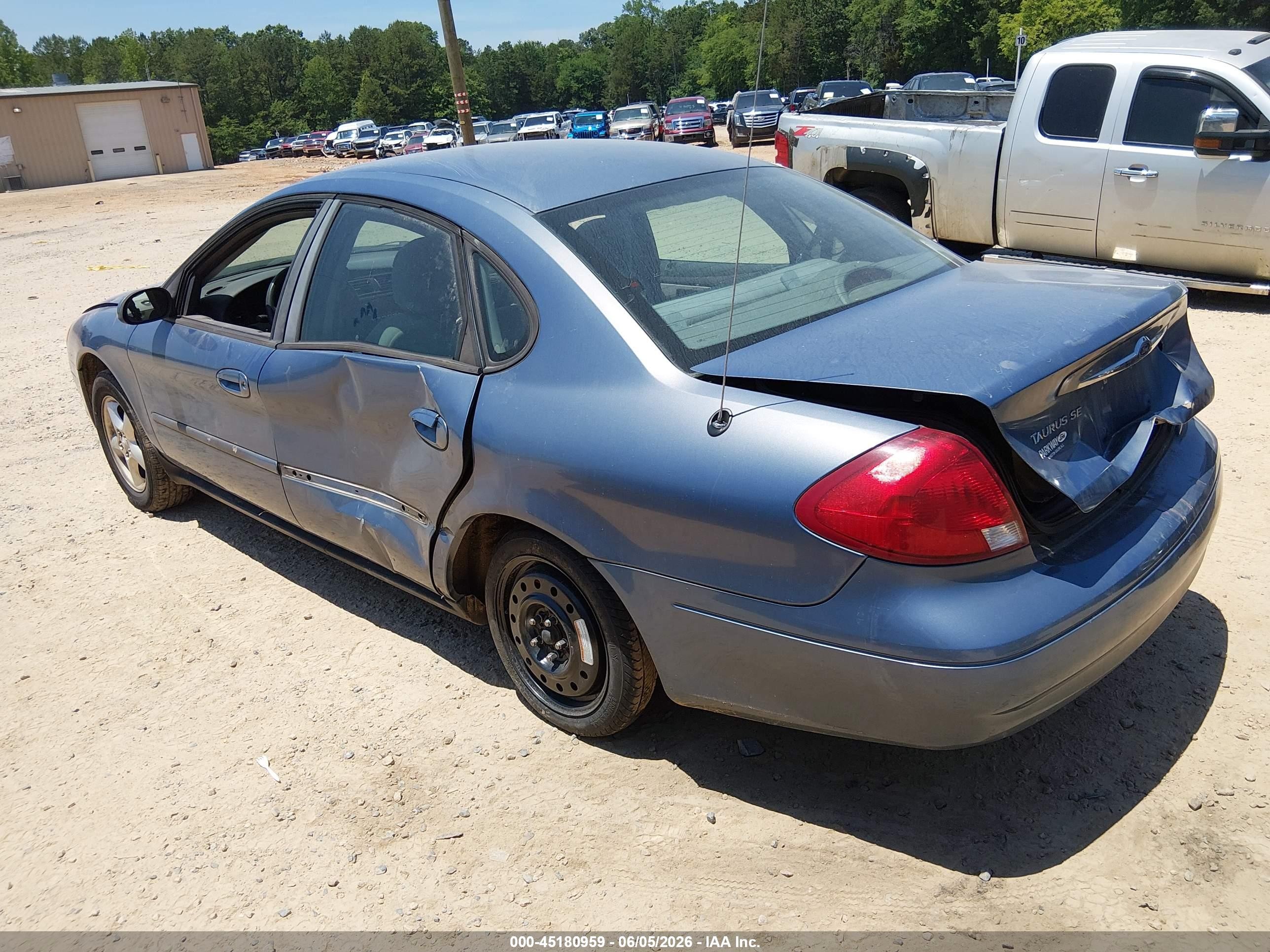 2000 Ford Taurus Se Blue vin: 1FAFP53U2YA136451