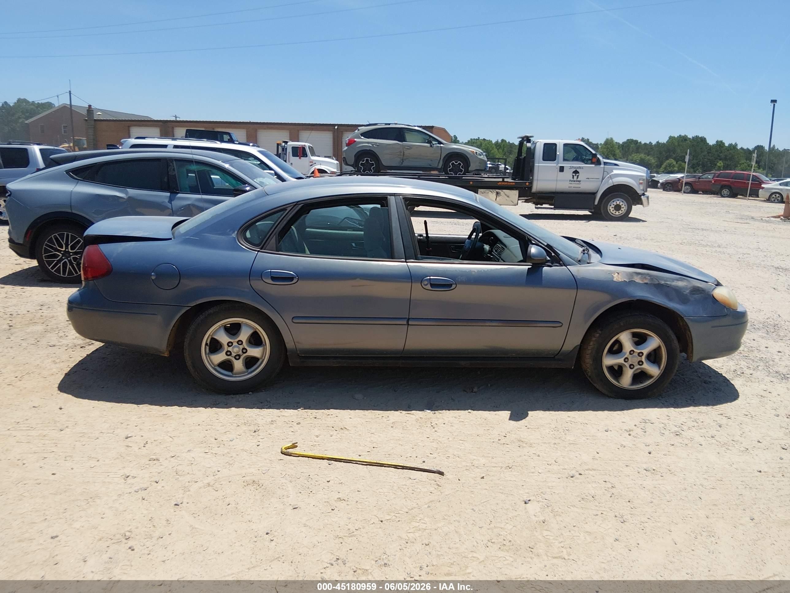 2000 Ford Taurus Se Blue vin: 1FAFP53U2YA136451