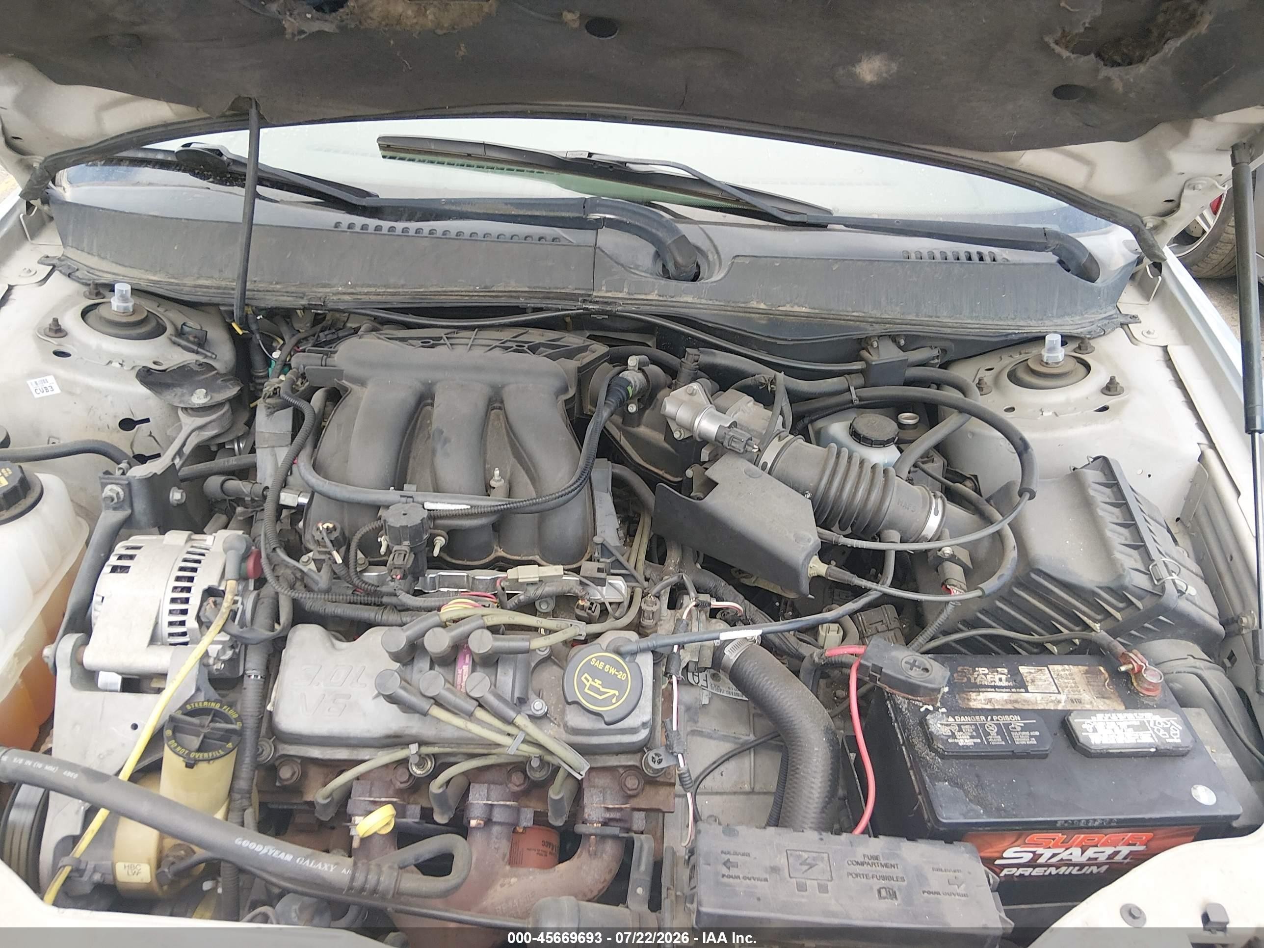 2005 Ford Taurus Se Silver vin: 1FAFP53U35A157630