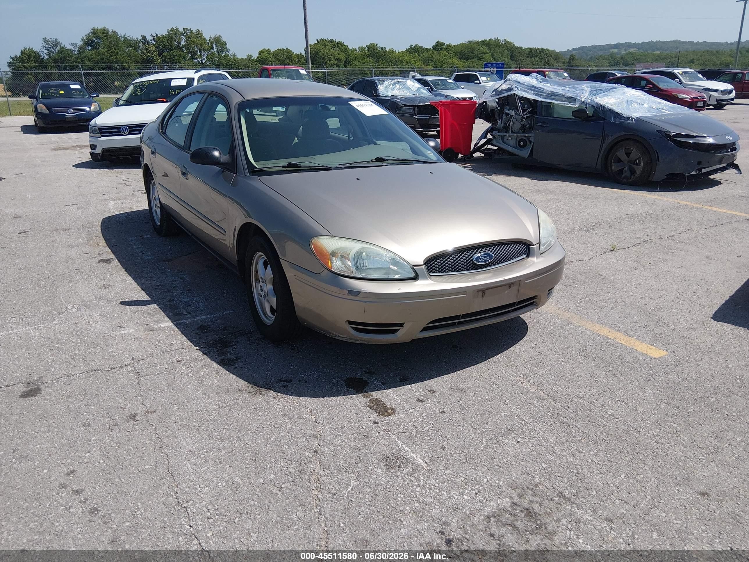 2005 Ford Taurus Se Tan vin: 1FAFP53U35A293353