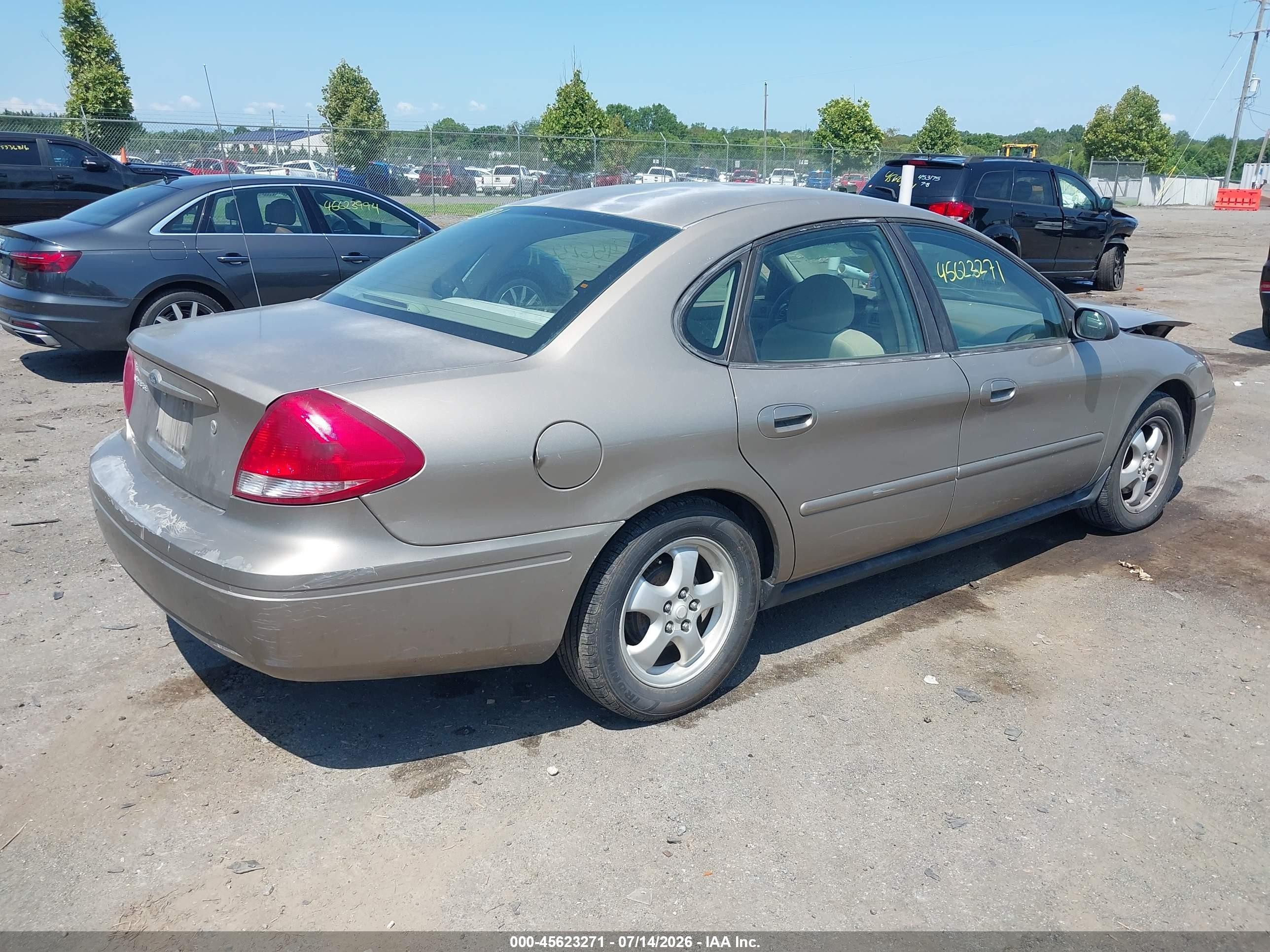 2006 Ford Taurus Se Бежевый vin: 1FAFP53U36A147195