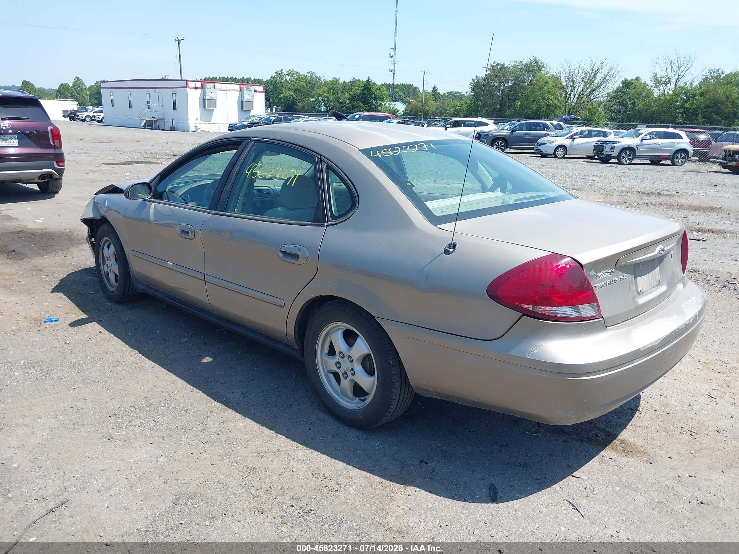 2006 Ford Taurus Se Бежевый vin: 1FAFP53U36A147195
