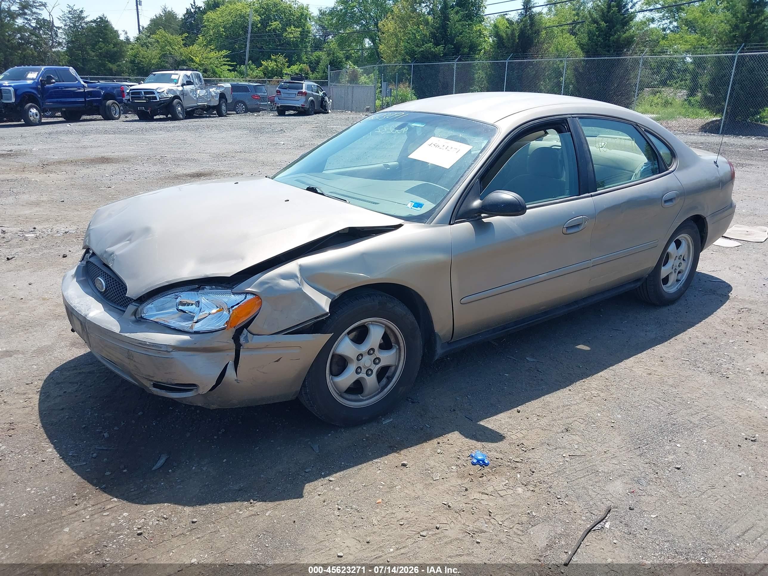 2006 Ford Taurus Se Бежевый vin: 1FAFP53U36A147195