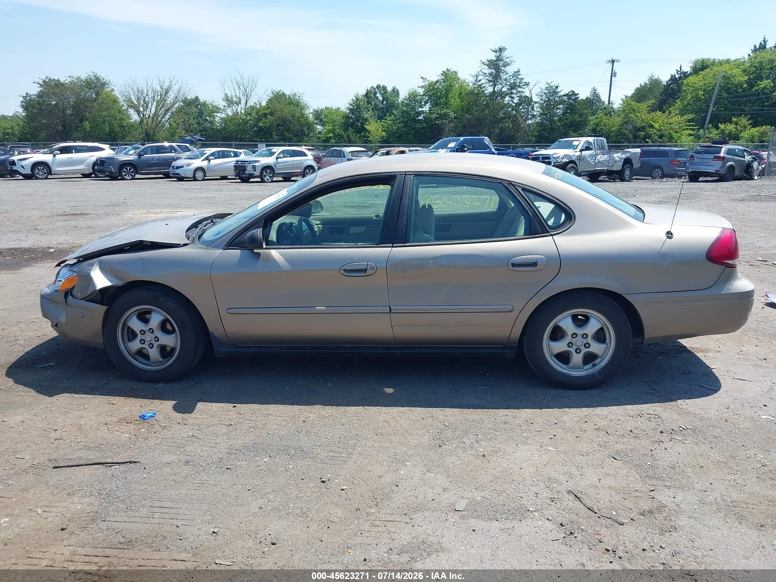 2006 Ford Taurus Se Бежевый vin: 1FAFP53U36A147195