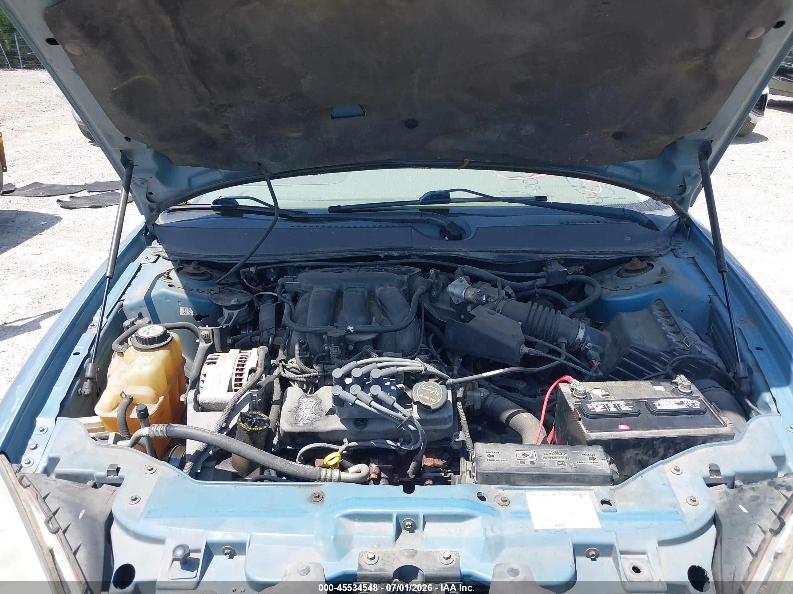 2006 Ford Taurus Se Light Blue vin: 1FAFP53U36A218394