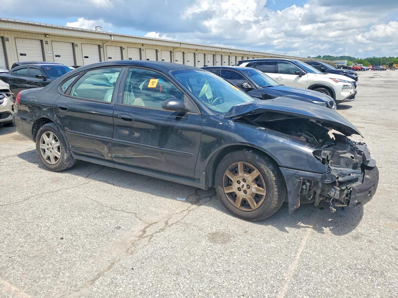 2007 Ford Taurus Se Black vin: 1FAFP53U37A186998