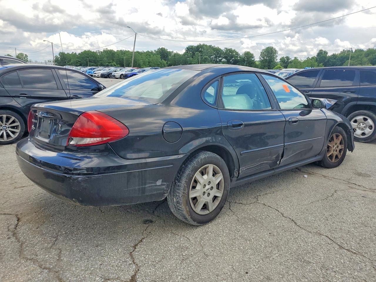 2007 Ford Taurus Se Black vin: 1FAFP53U37A186998